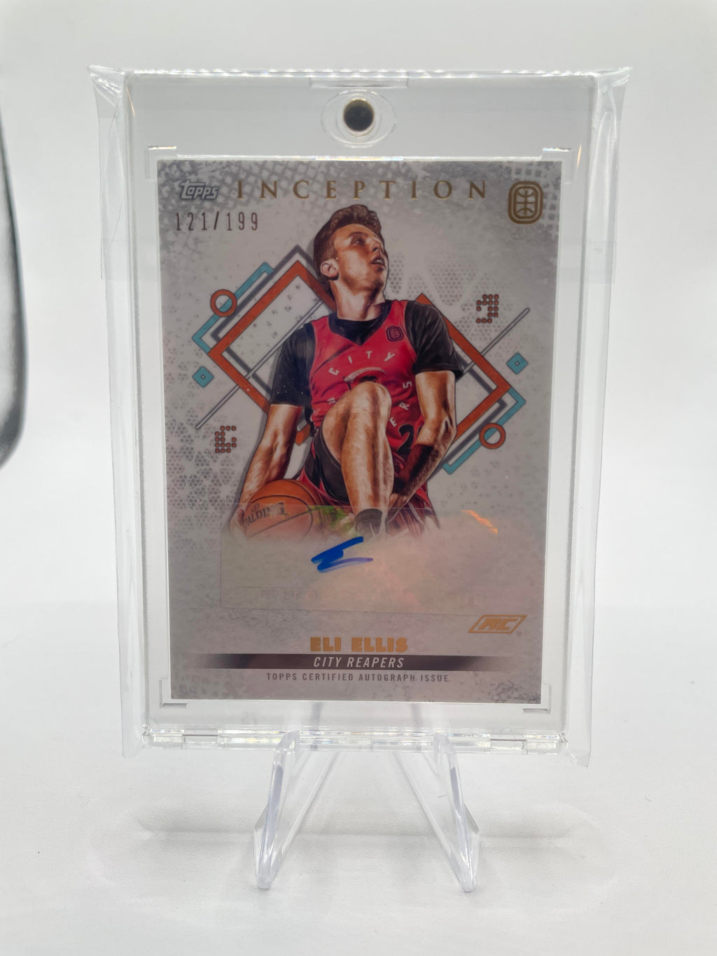 2022-23 Topps Overtime Elite OTE Inception Eli Ellis Base Rookie Auto /199