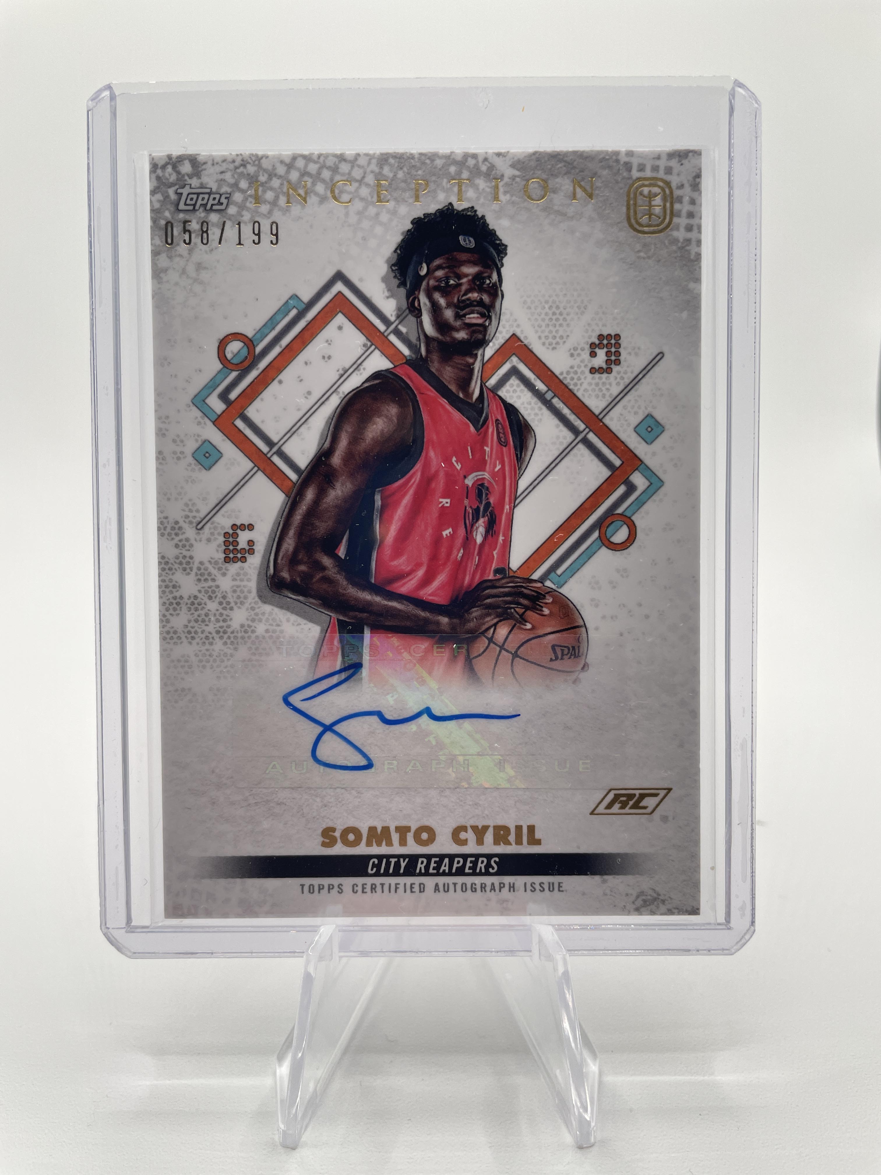 2022-23 Topps Overtime Elite OTE Inception Somto Cyril Rookie Auto /199