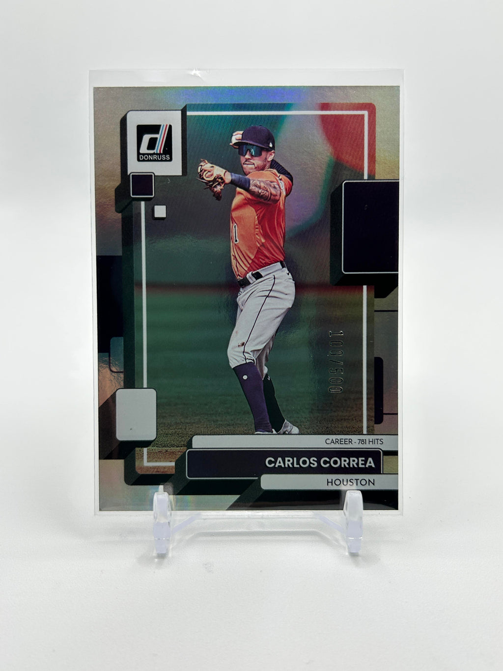 2022 Donruss Carlos Correa Silver Foil /500