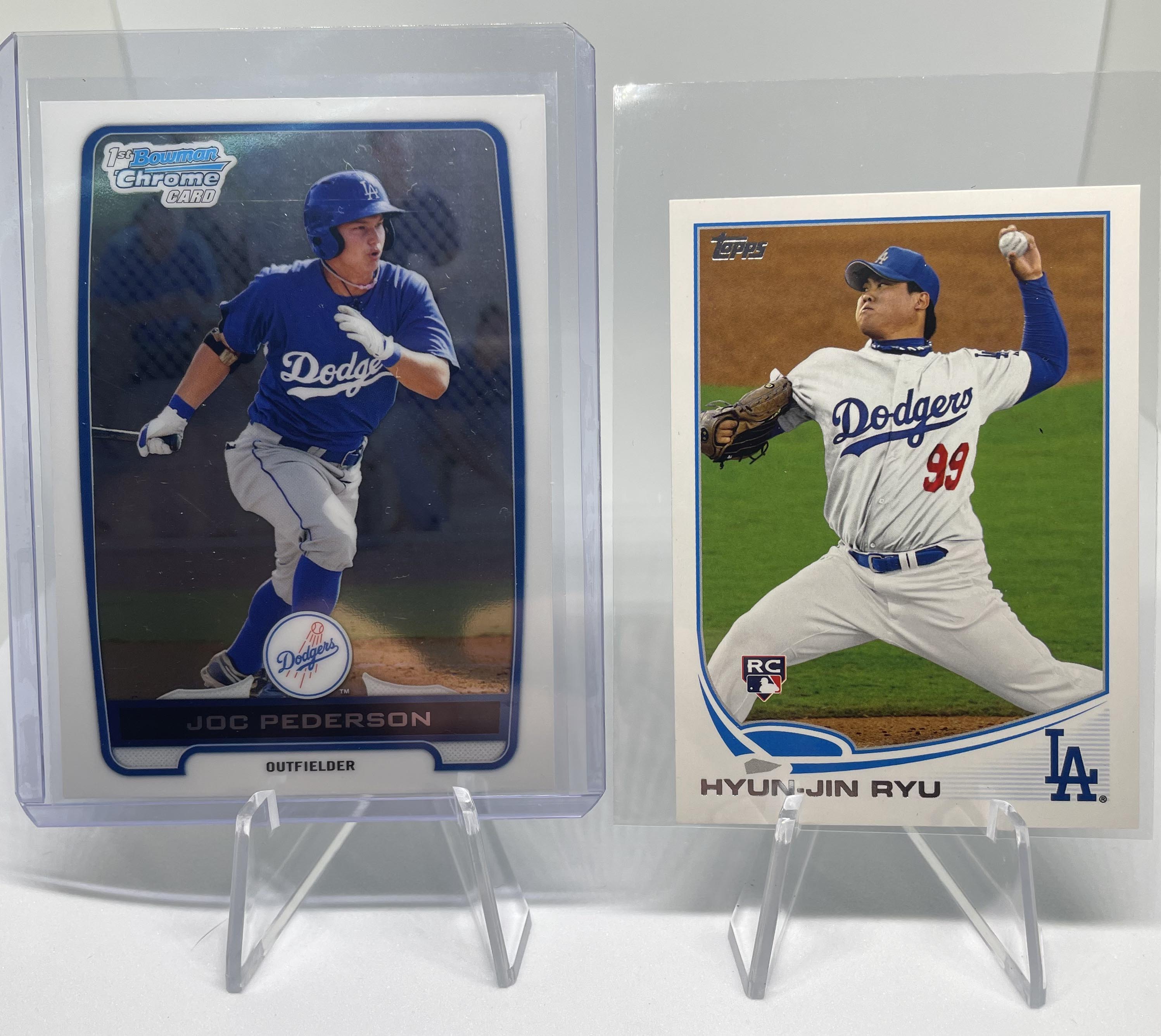 2022 Fire Justin Turner /299 + Trea Die-Cut + Gold Kershaw & Dodgers RC Set
