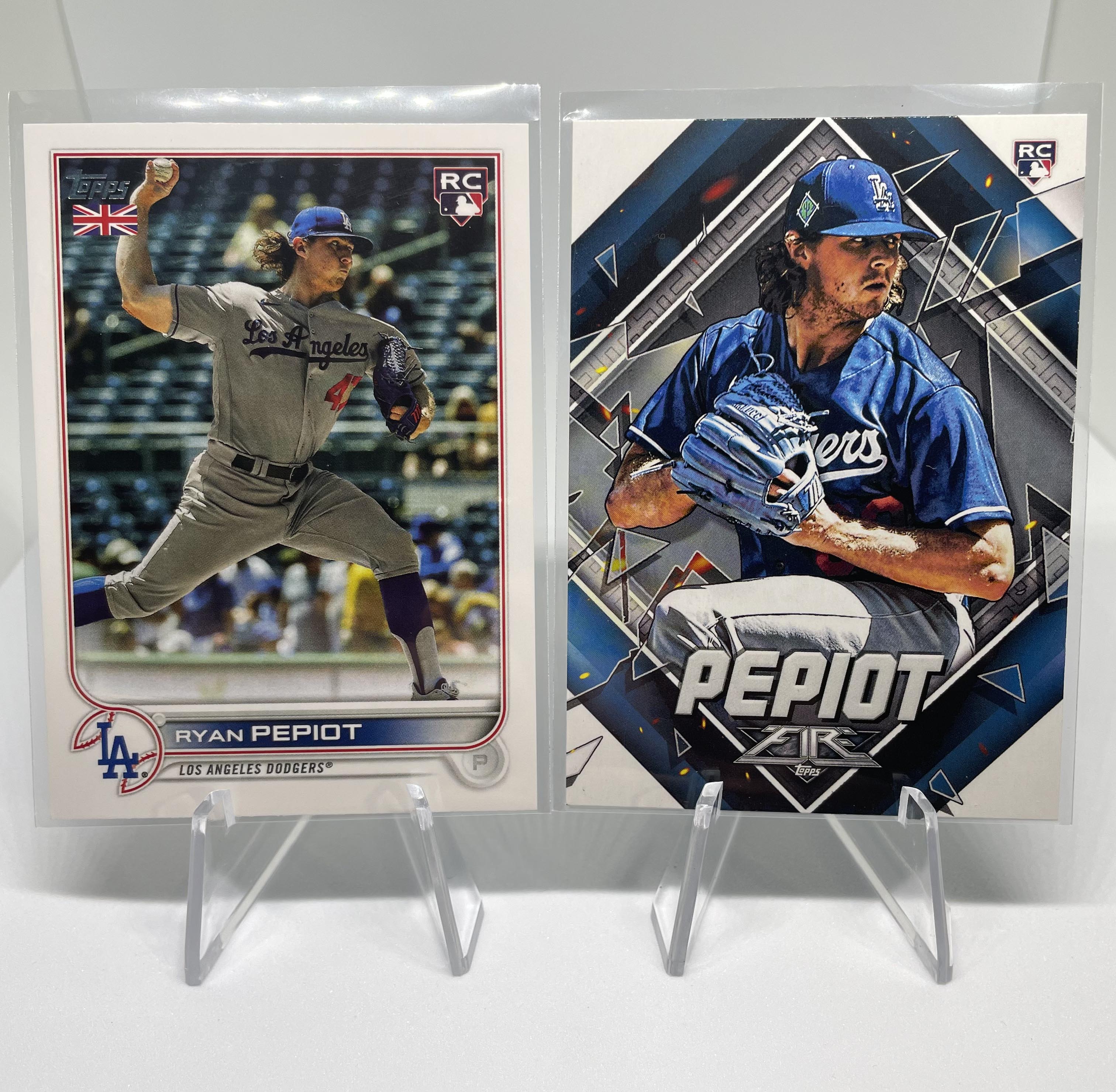2022 Fire Justin Turner /299 + Trea Die-Cut + Gold Kershaw & Dodgers RC Set