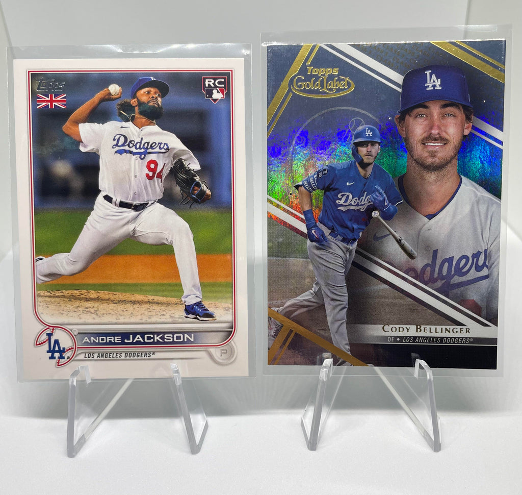 2022 Fire Justin Turner /299 + Trea Die-Cut + Gold Kershaw & Dodgers RC Set