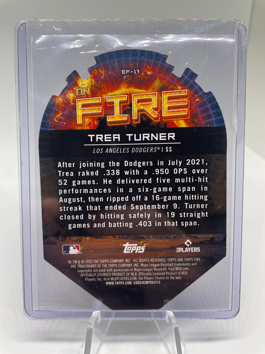2022 Fire Justin Turner /299 + Trea Die-Cut + Gold Kershaw & Dodgers RC Set