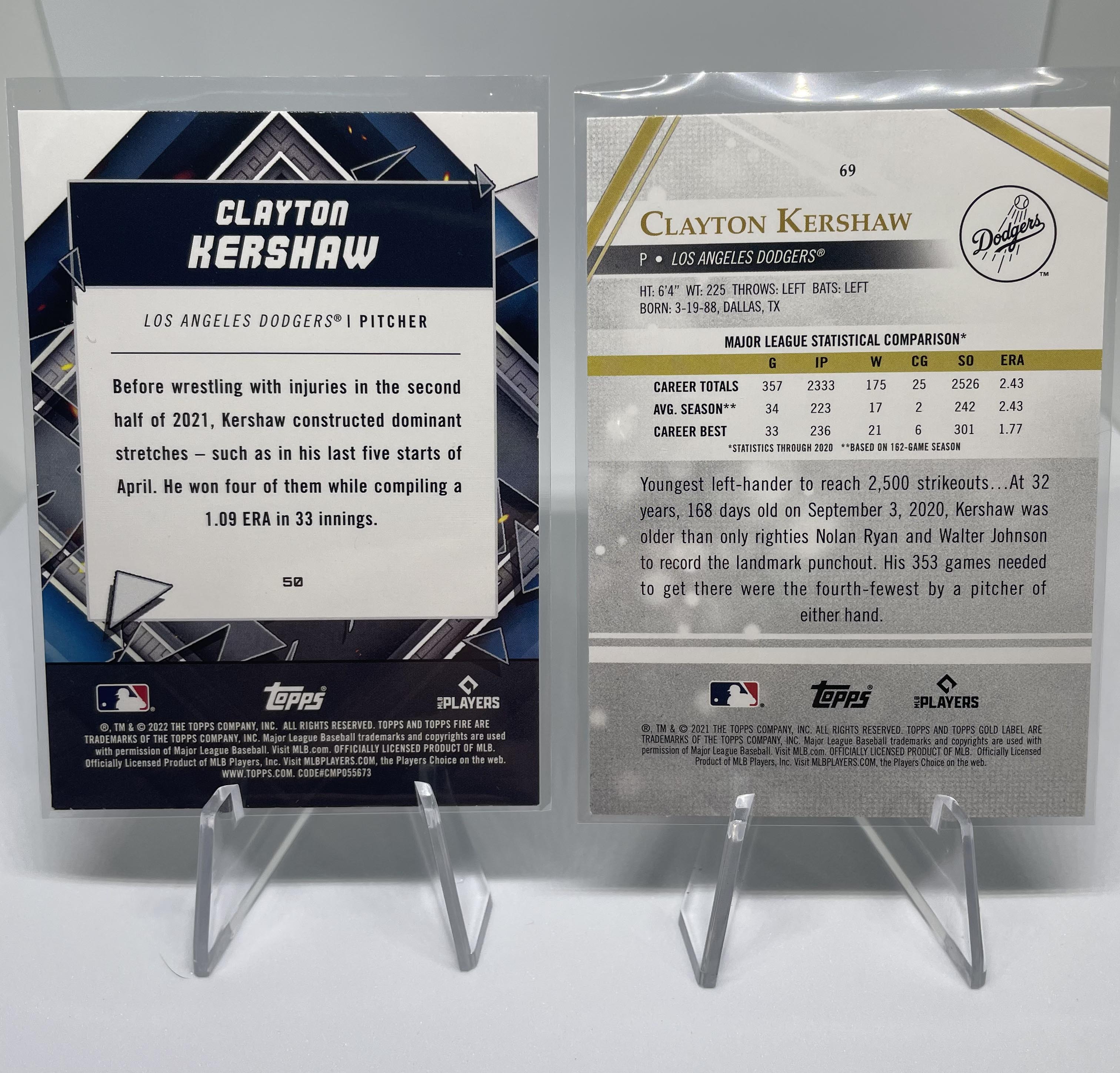 2022 Fire Justin Turner /299 + Trea Die-Cut + Gold Kershaw & Dodgers RC Set