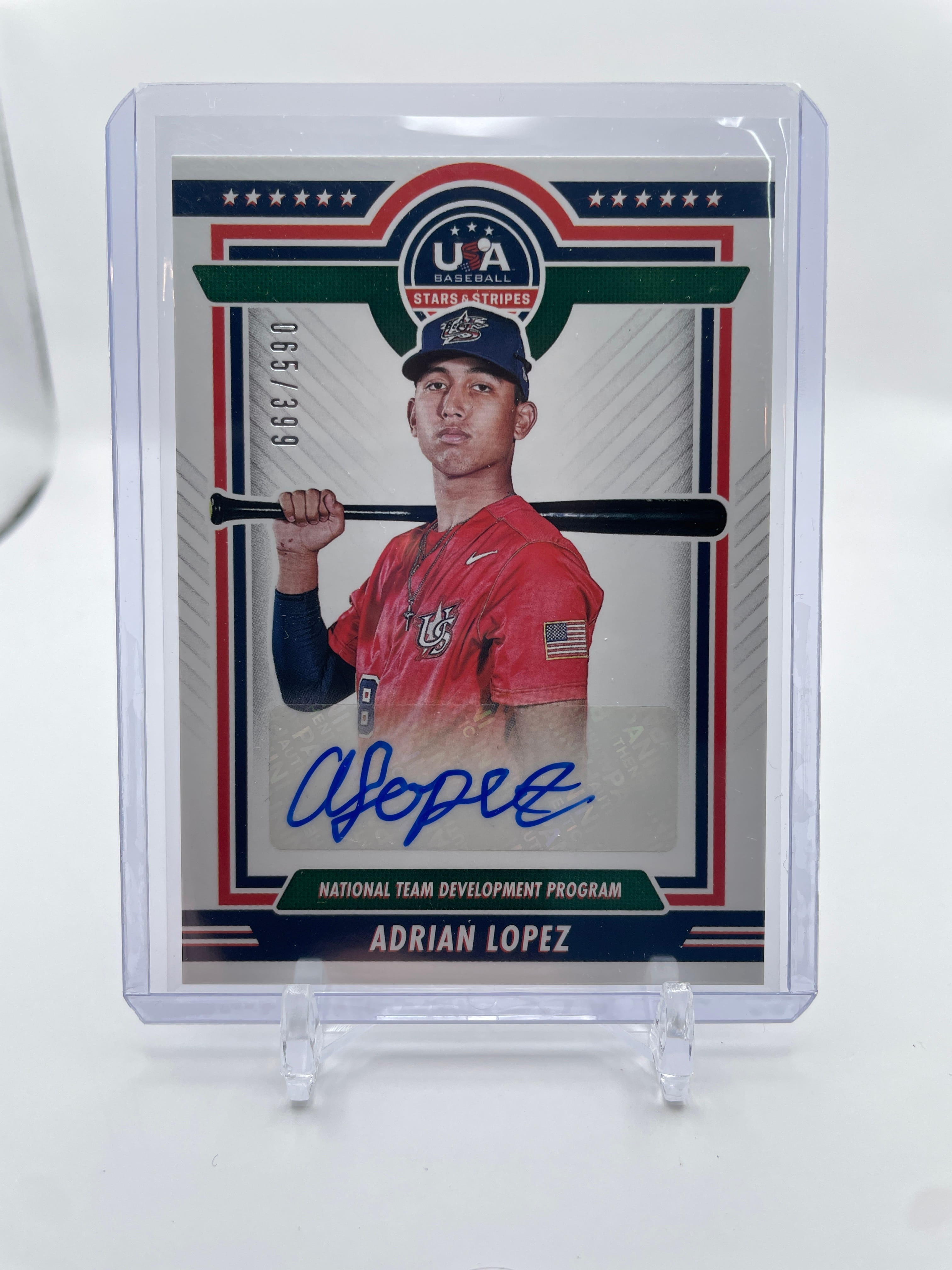 2022 Panini Stars Stripes Christian Rodriguez + Adrian Lopez RC Patch Auto /399