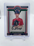 2022 Panini Stars & Stripes Landon Stump Prospect Auto /50 #NTDP-LS