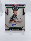 2022 Panini Stars & Stripes Will Sanders Prospect Auto /399