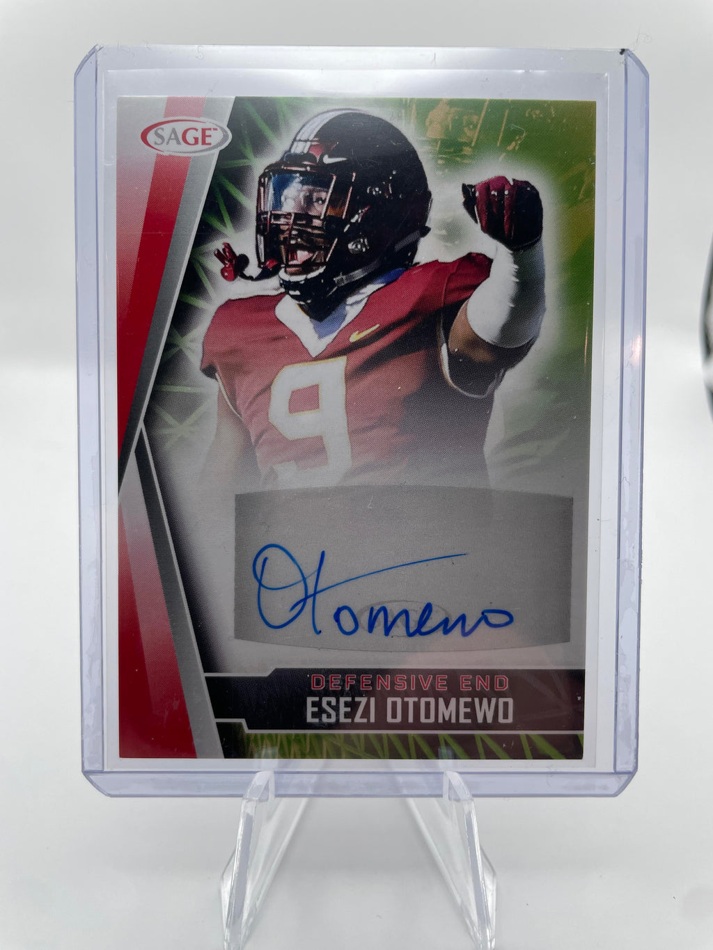 2022 Sage Football Esezi Otomewo Rookie Auto #A-EO