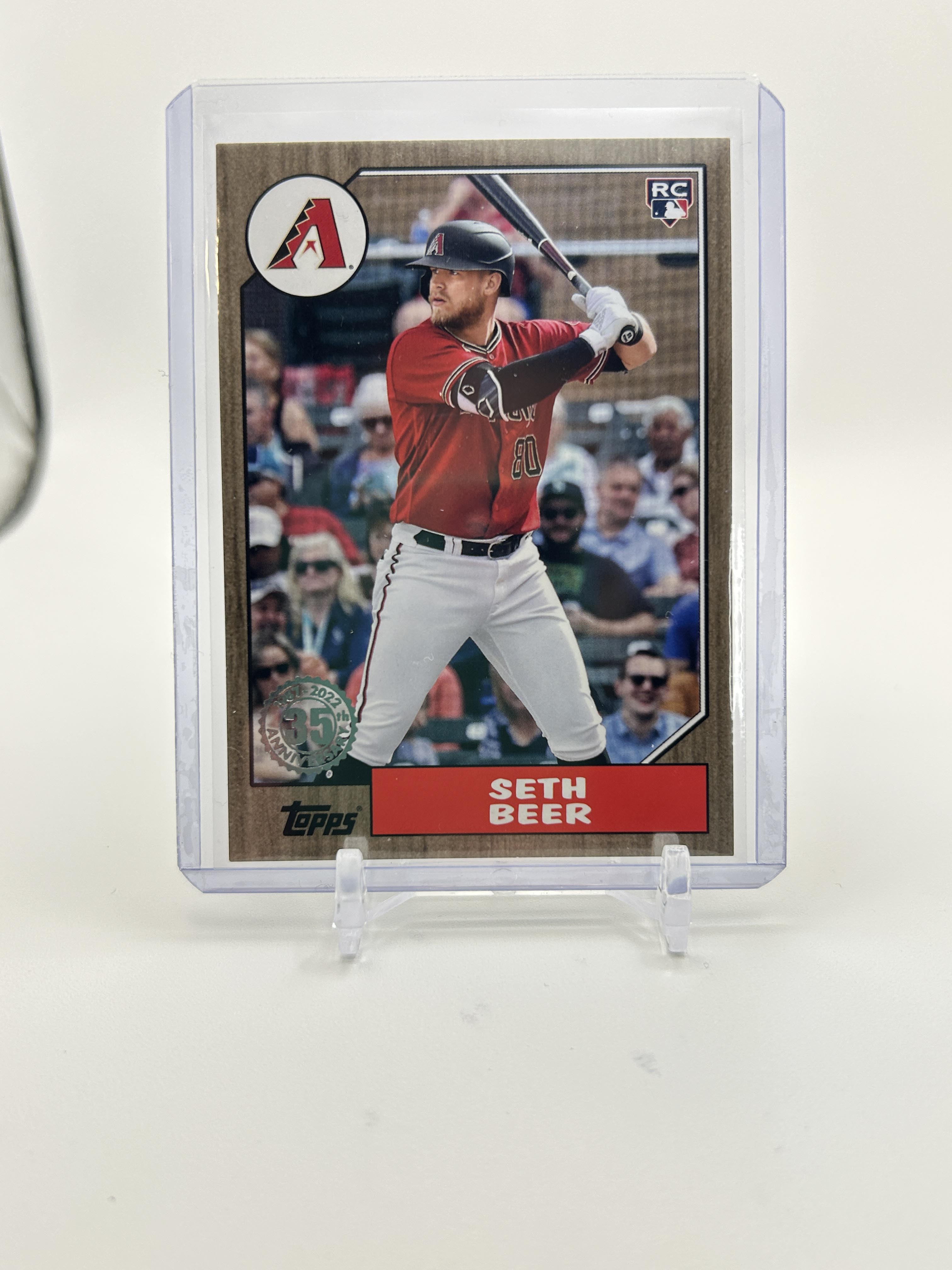 2022 Topps Seth Beer 1987 Throwback Rookie /75