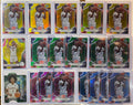 2023-24 Bowman U Best Aden Holloway Yellow /75 + Green /99 + Gold /50 Set (x19)