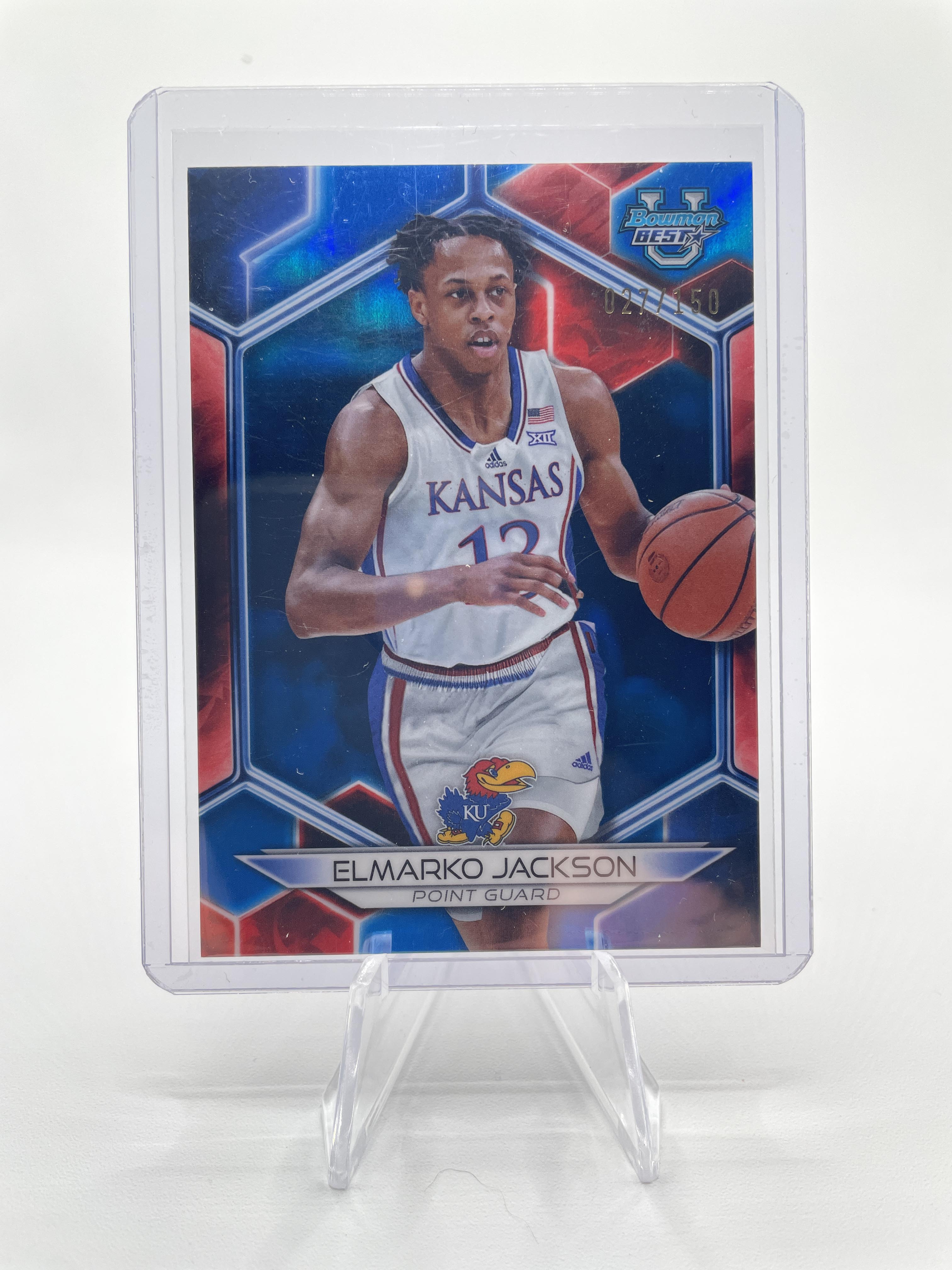 2023-24 Bowman U Best Elmarko Jackson Orange Refractor /25 Gold /50 Yellow /75