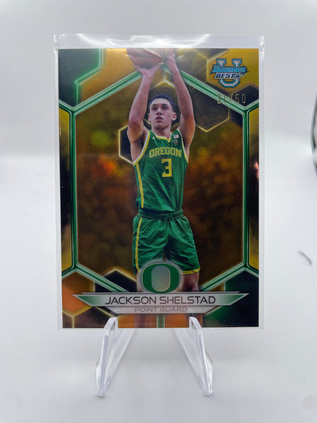 2023-24 Bowman U Best Jackson Shelstad Gold Refractor /50 Pink /100 Blue /150