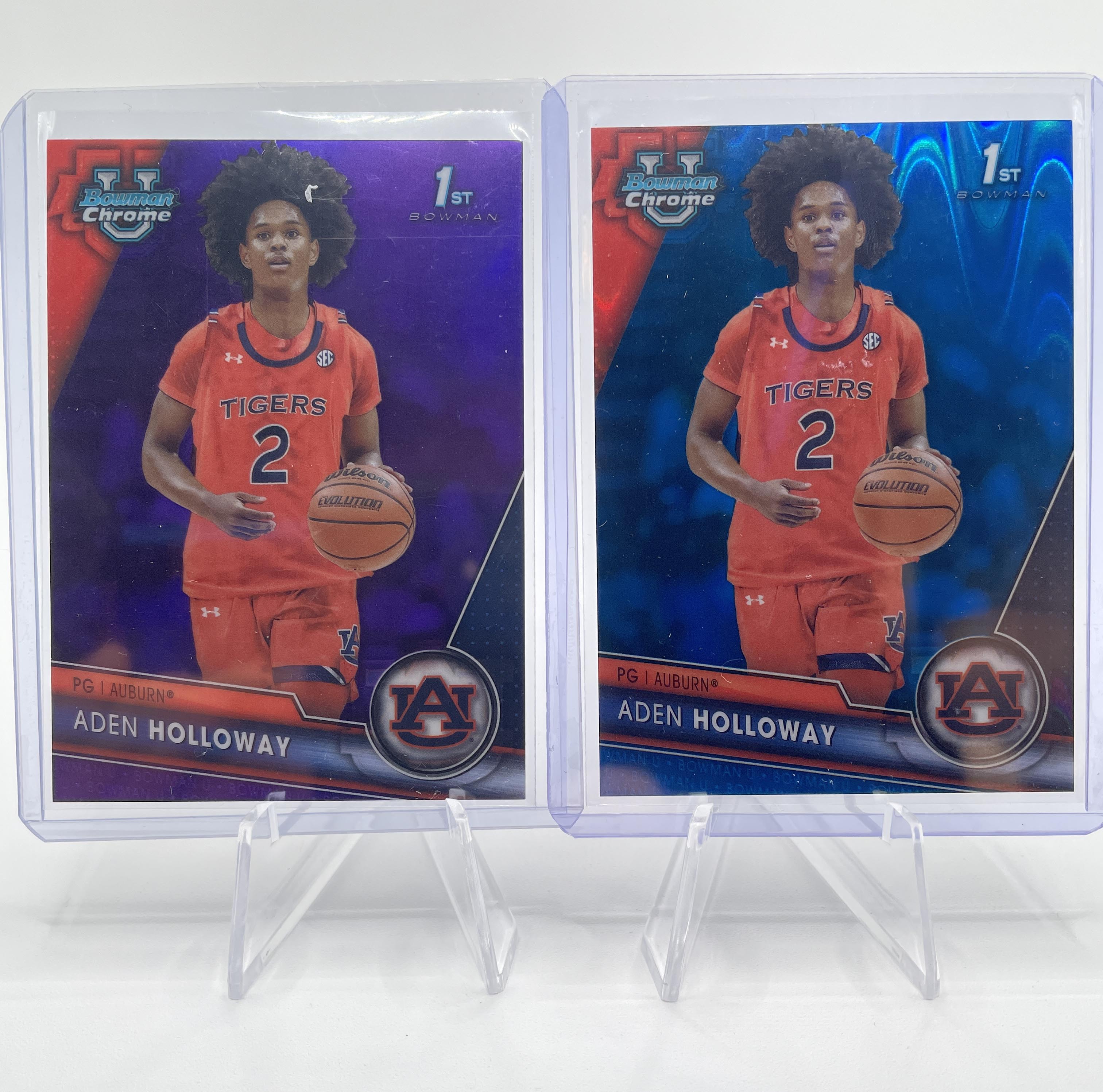 2023-24 Bowman U Chrome Aden Holloway Blue /199 + Aqua /299 + Green /99 (x19)