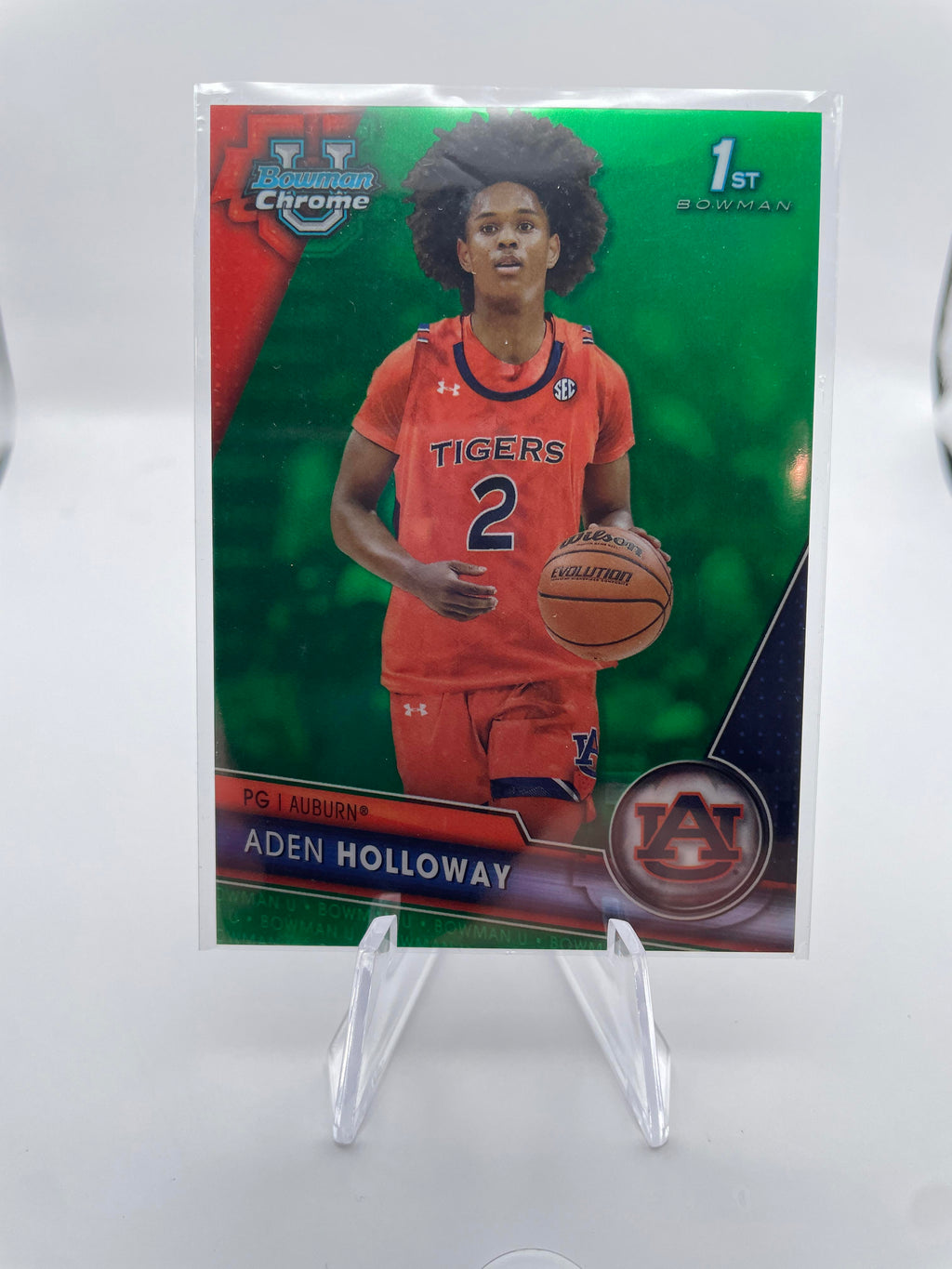 2023-24 Bowman U Chrome Aden Holloway Blue /199 + Aqua /299 + Green /99 (x19)