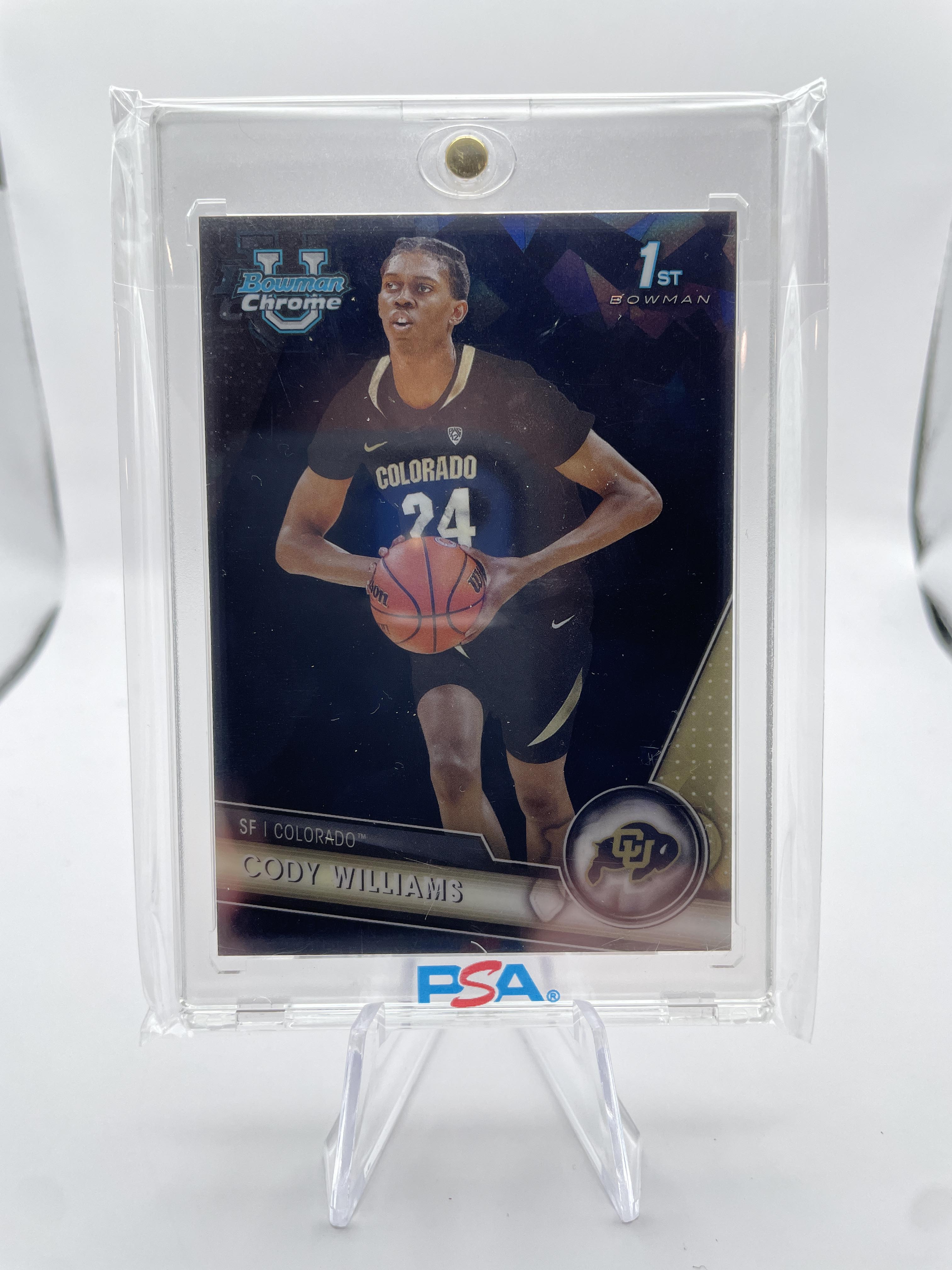 2023-24 Bowman U Chrome Cody Williams Sapphire Black Refractor Rookie /10