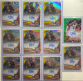 2023-24 Bowman U Chrome DeShawn Harris-Smith Refractor Auto /199 /250 Set (x11)