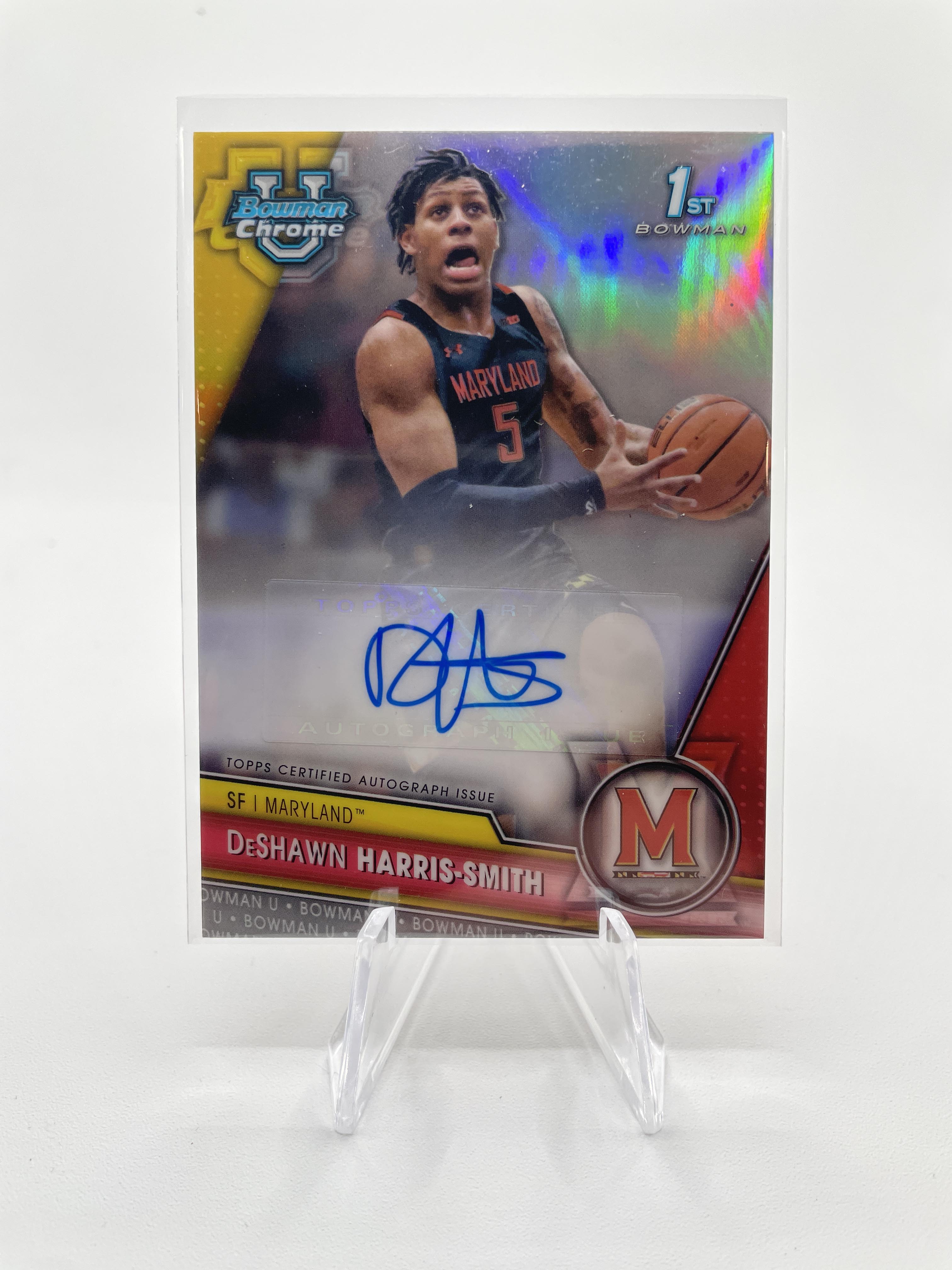 2023-24 Bowman U Chrome DeShawn Harris-Smith Refractor Auto /199 /250 Set (x11)