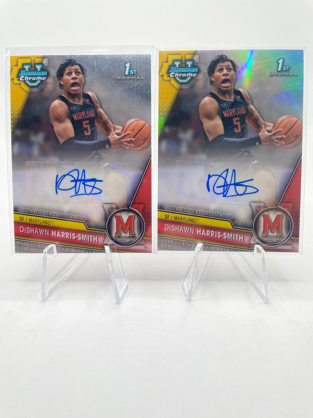 2023-24 Bowman U Chrome DeShawn Harris-Smith Refractor Auto /199 /250 Set (x11)