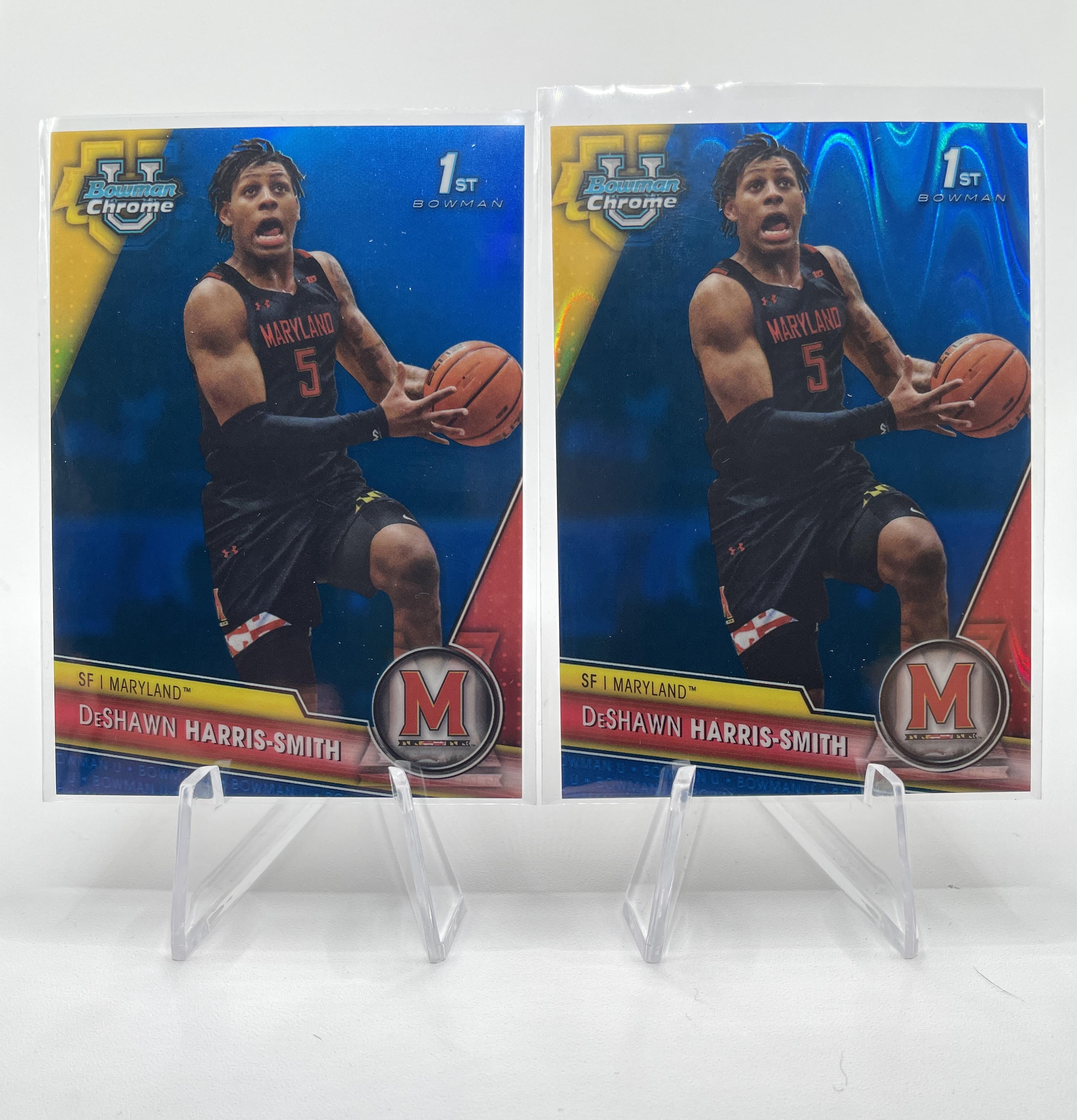 2023-24 Bowman U Chrome DeShawn Harris-Smith Wave /100 Pink /125 Fuchsia /150