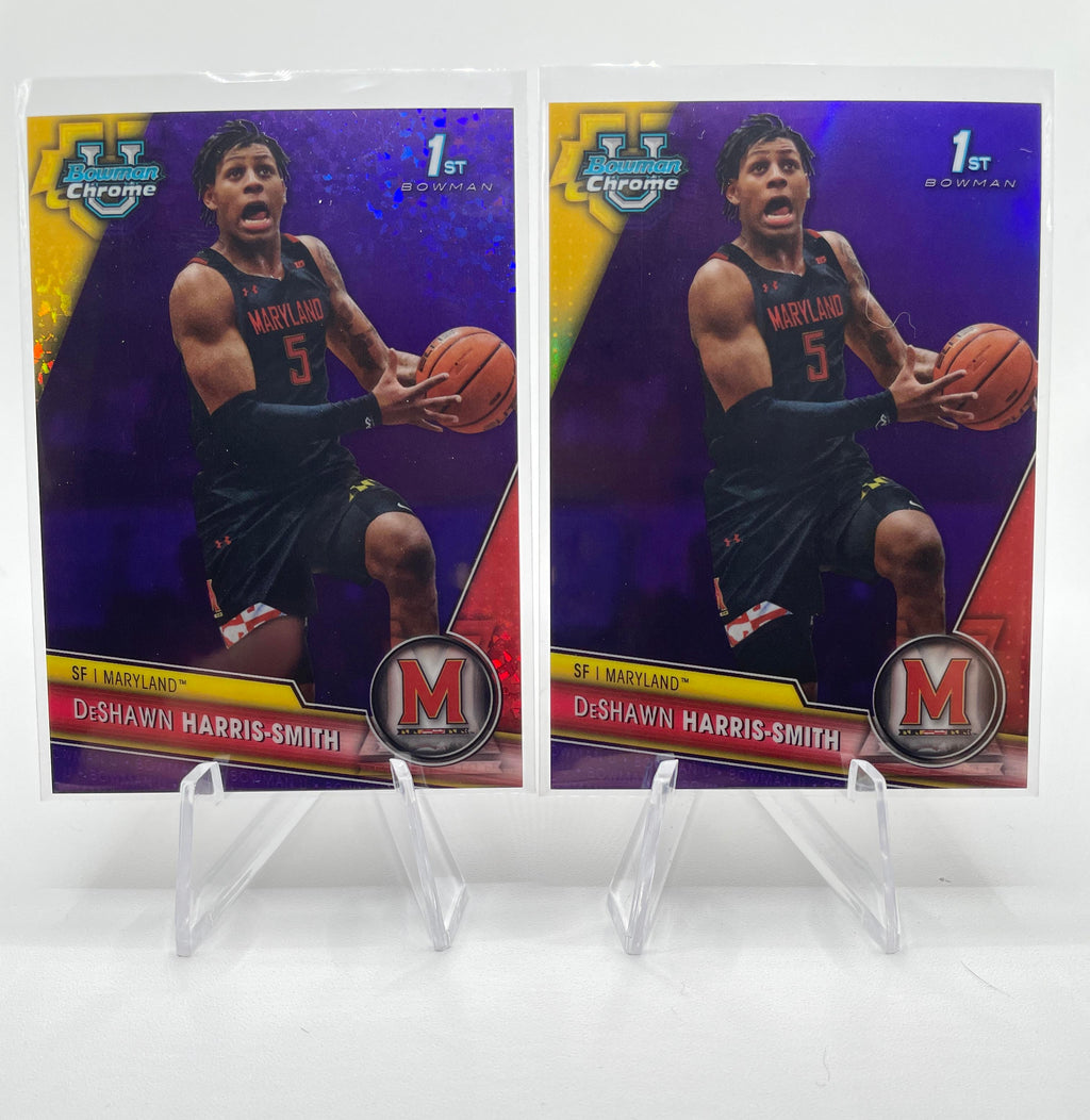 2023-24 Bowman U Chrome DeShawn Harris-Smith Wave /100 Pink /125 Fuchsia /150
