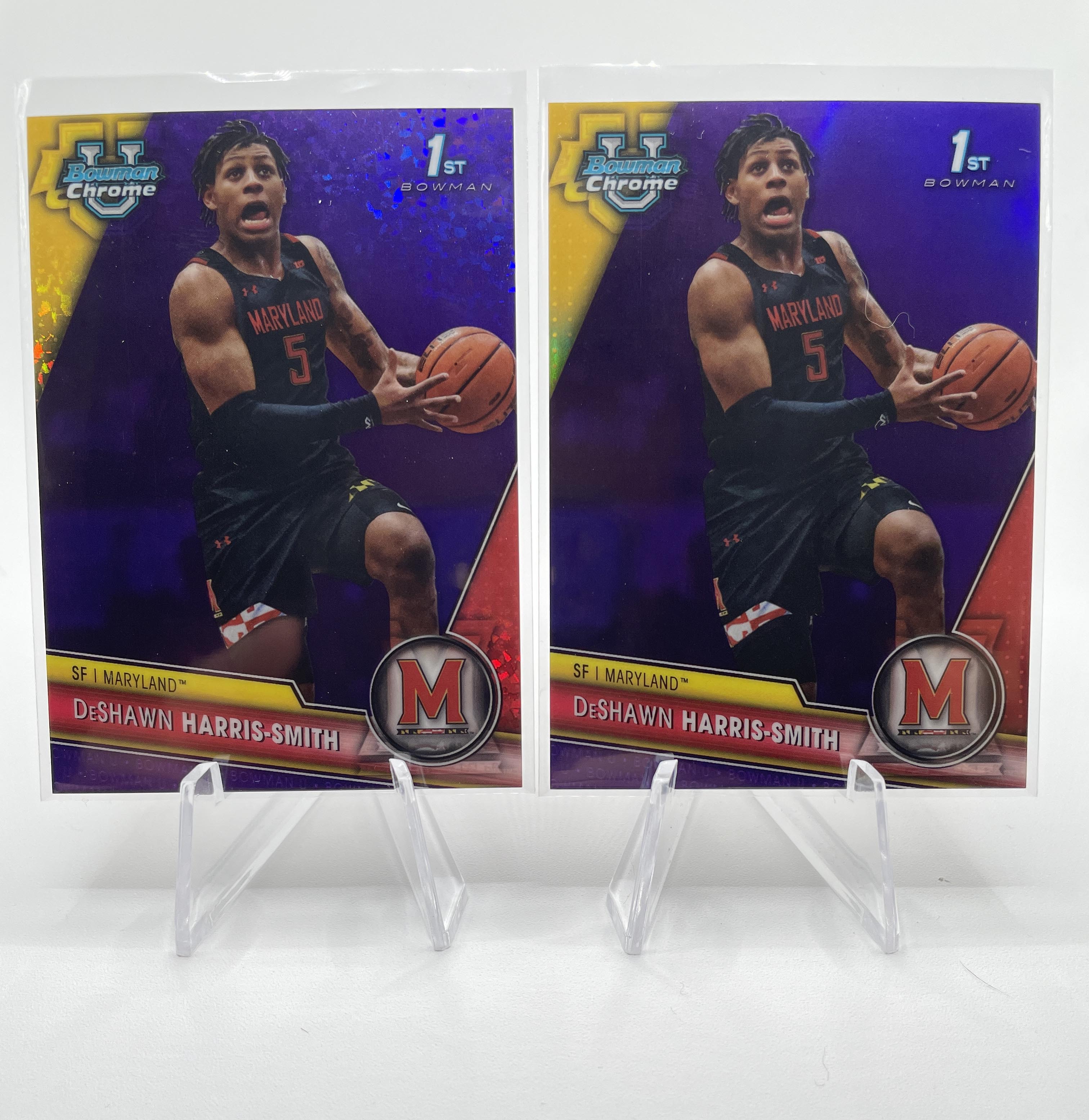 2023-24 Bowman U Chrome DeShawn Harris-Smith Wave /100 Pink /125 Fuchsia /150