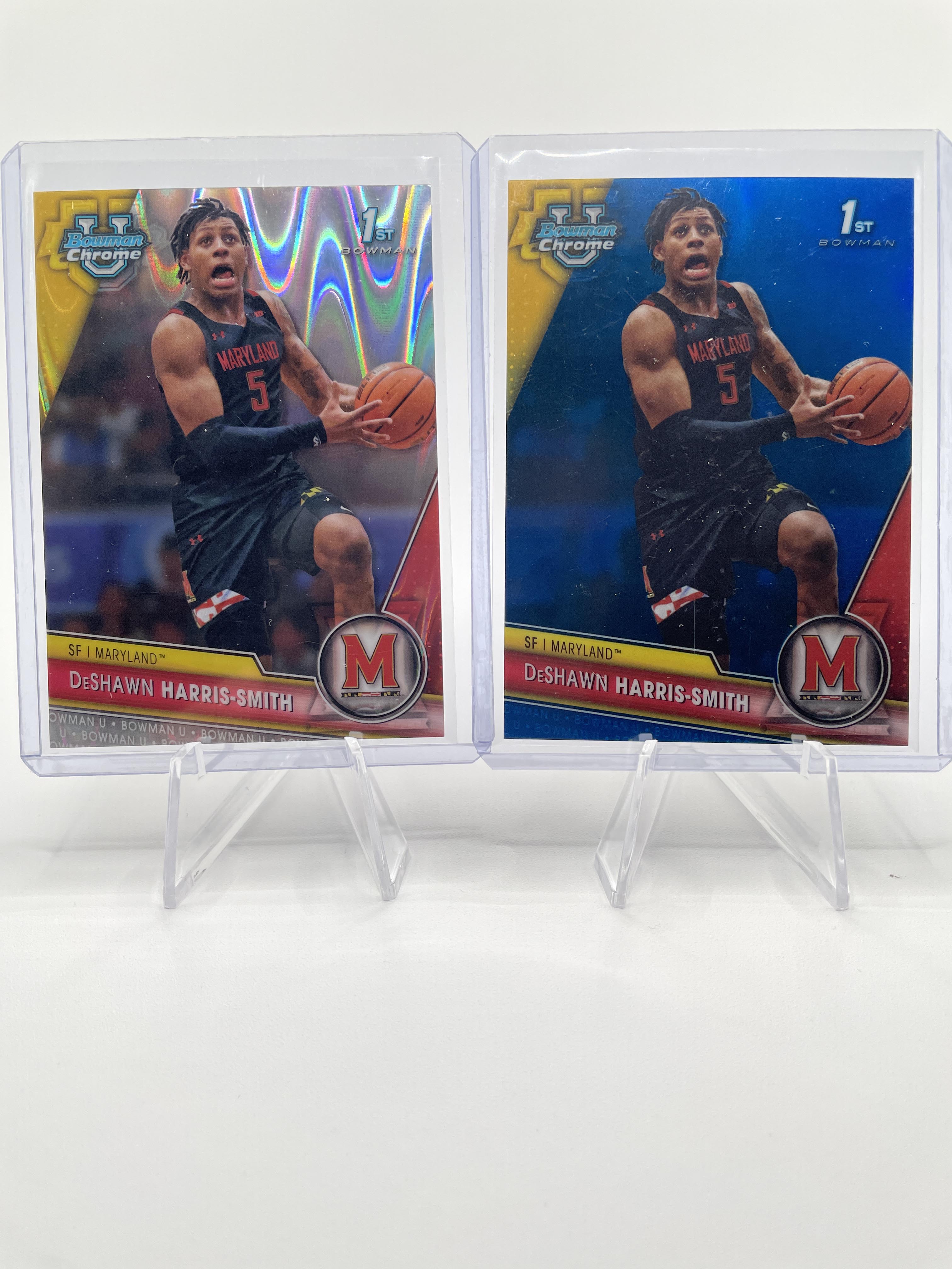 2023-24 Bowman U Chrome DeShawn Harris-Smith Wave /100 Pink /125 Fuchsia /150