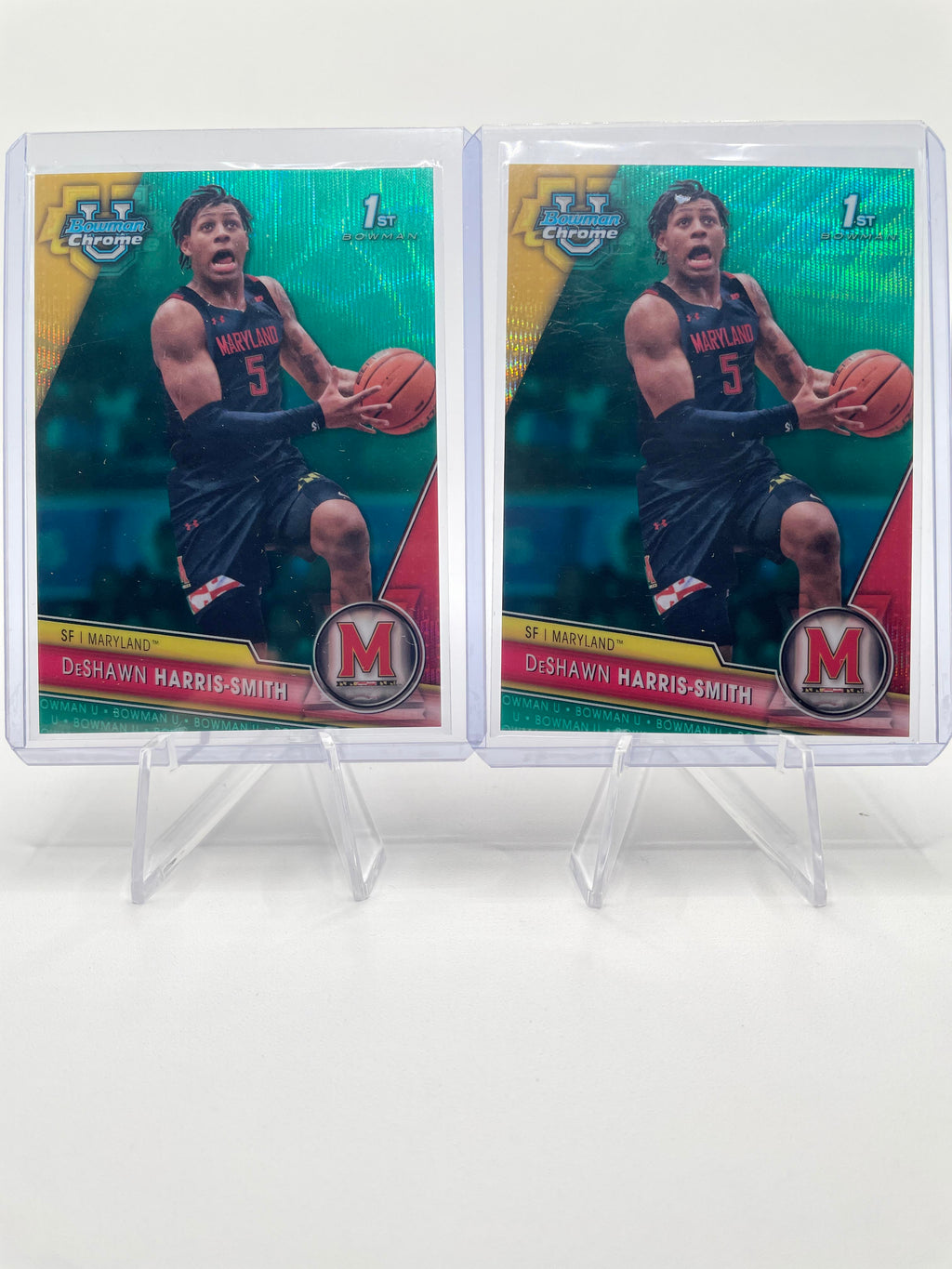 2023-24 Bowman U Chrome DeShawn Harris-Smith Wave /100 Pink /125 Fuchsia /150