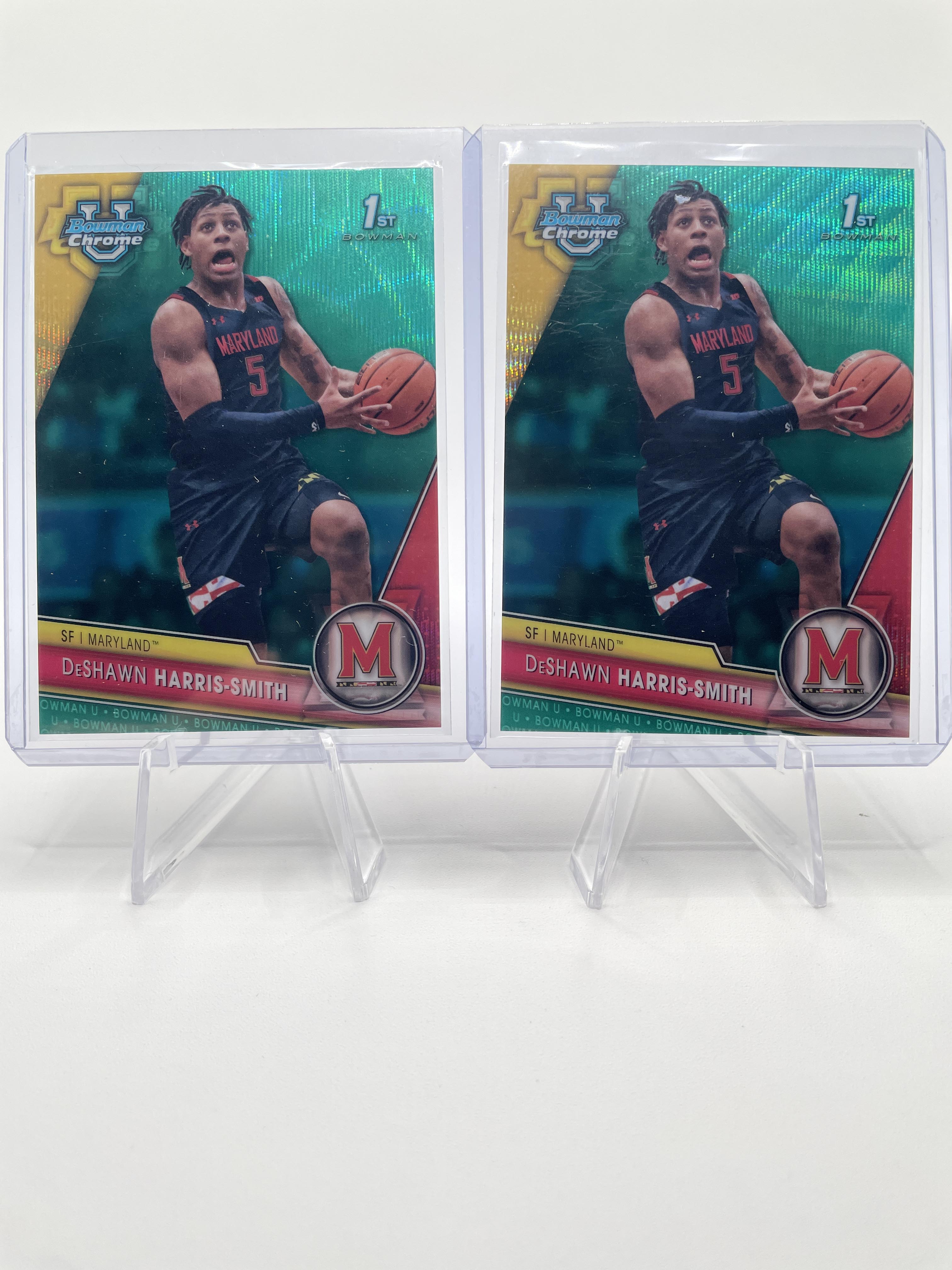 2023-24 Bowman U Chrome DeShawn Harris-Smith Wave /100 Pink /125 Fuchsia /150