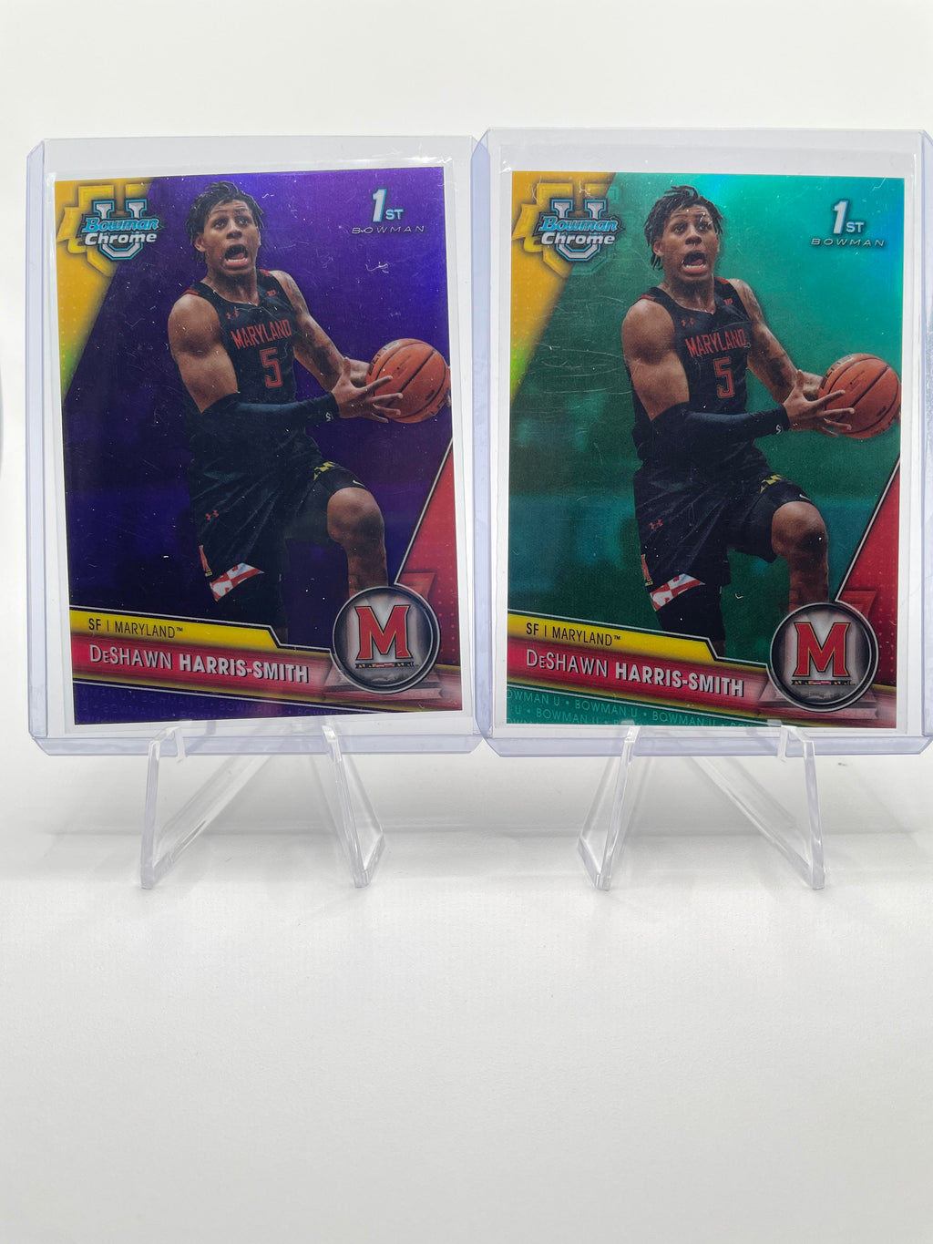2023-24 Bowman U Chrome DeShawn Harris-Smith Wave /100 Pink /125 Fuchsia /150
