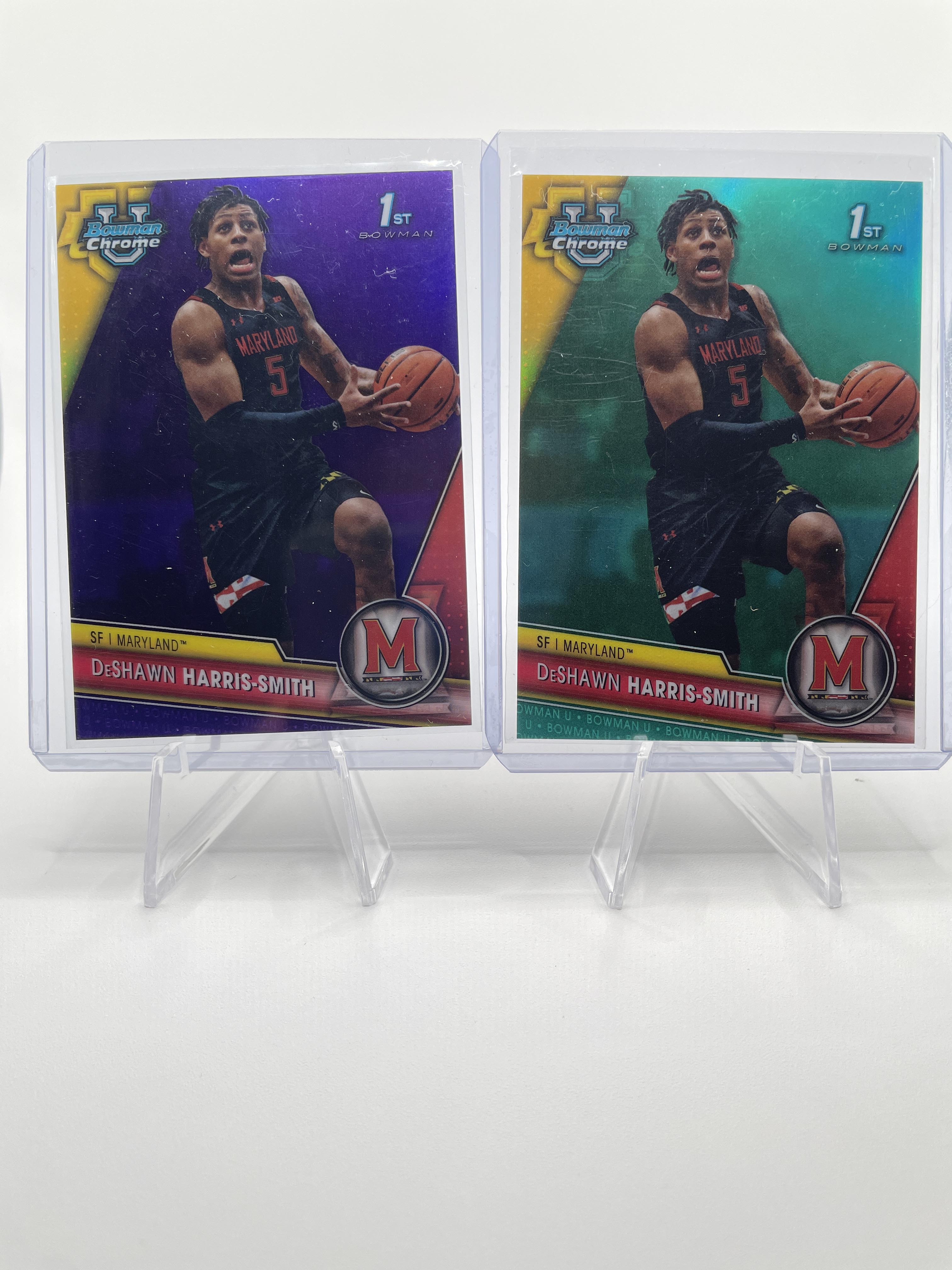 2023-24 Bowman U Chrome DeShawn Harris-Smith Wave /100 Pink /125 Fuchsia /150