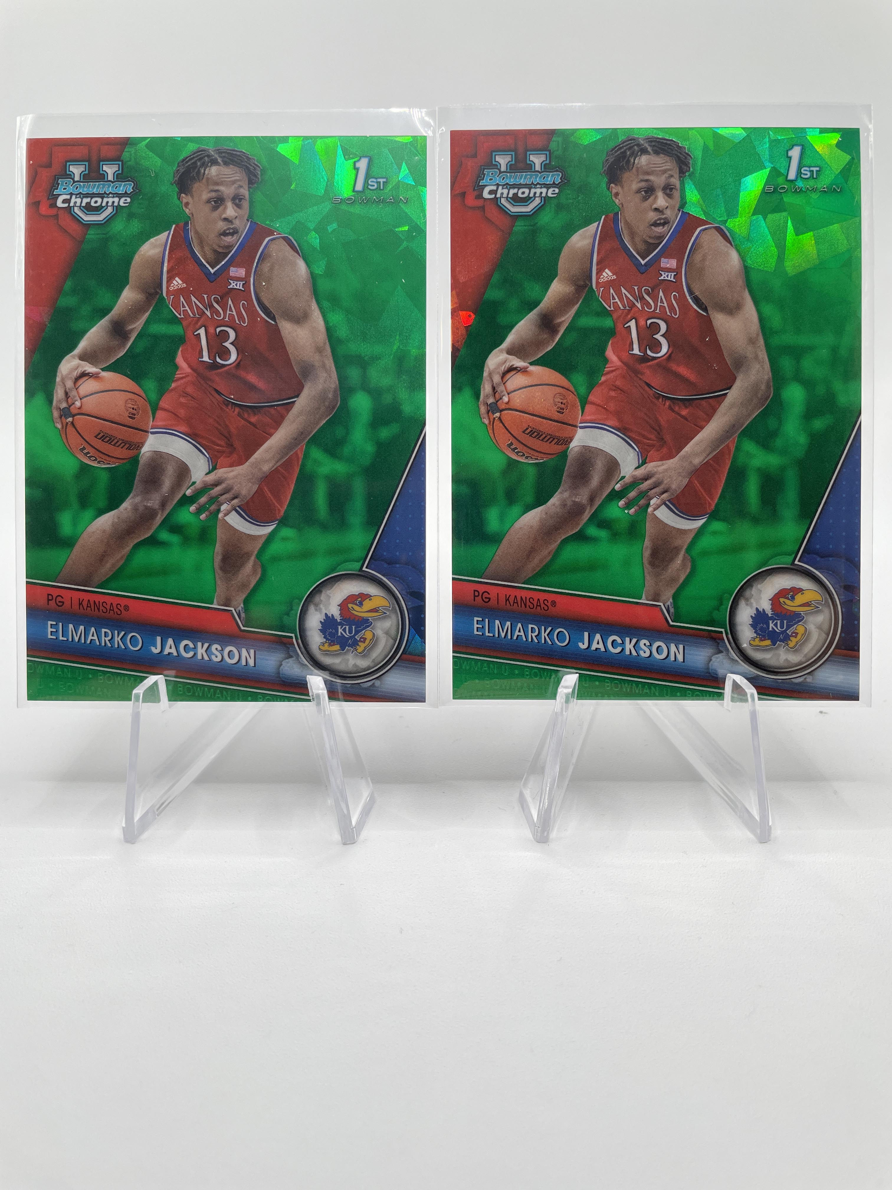 2023-24 Bowman U Chrome Elmarko Jackson Gold /50 Orange /25 Yellow /75 Set (x16)