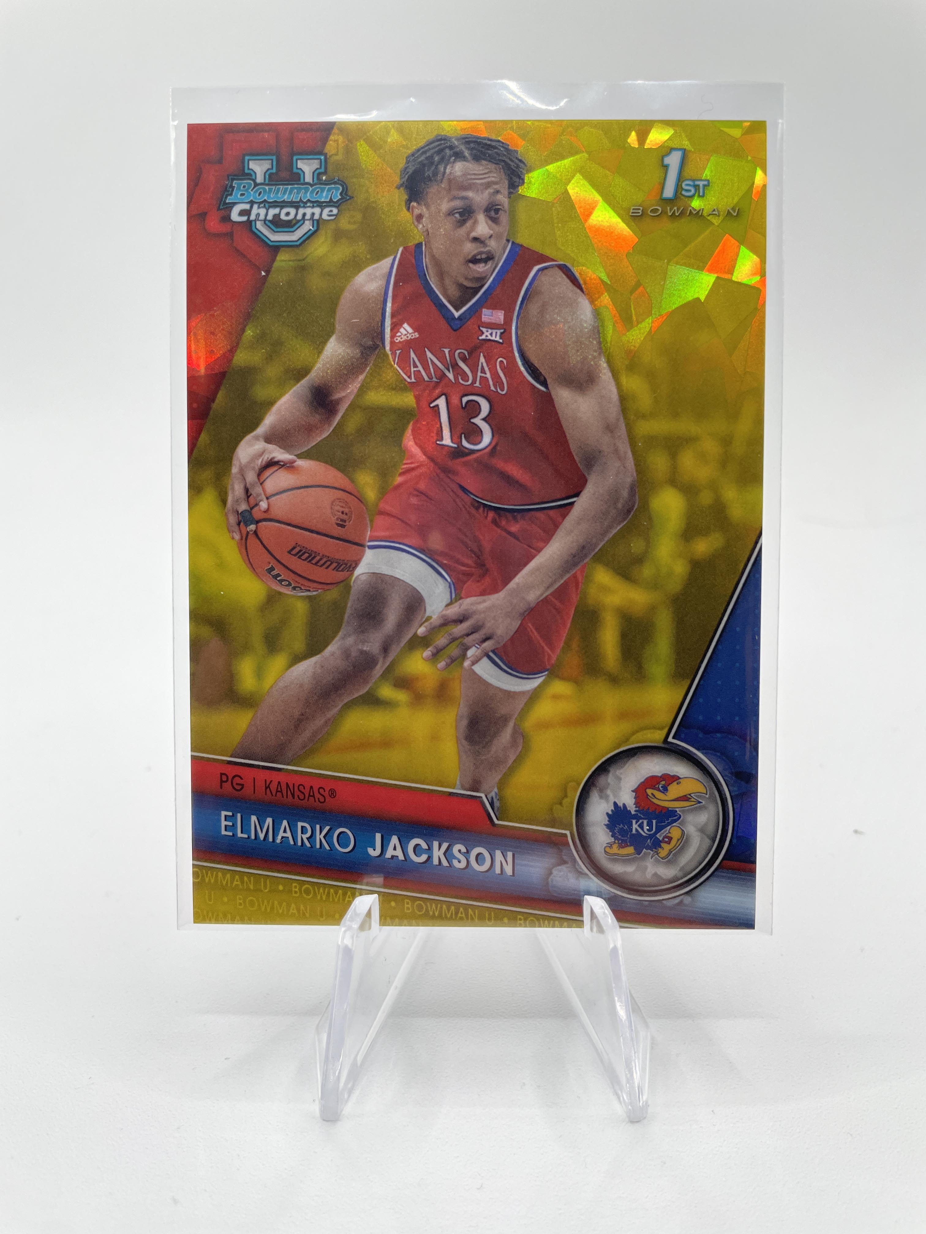 2023-24 Bowman U Chrome Elmarko Jackson Gold /50 Orange /25 Yellow /75 Set (x16)