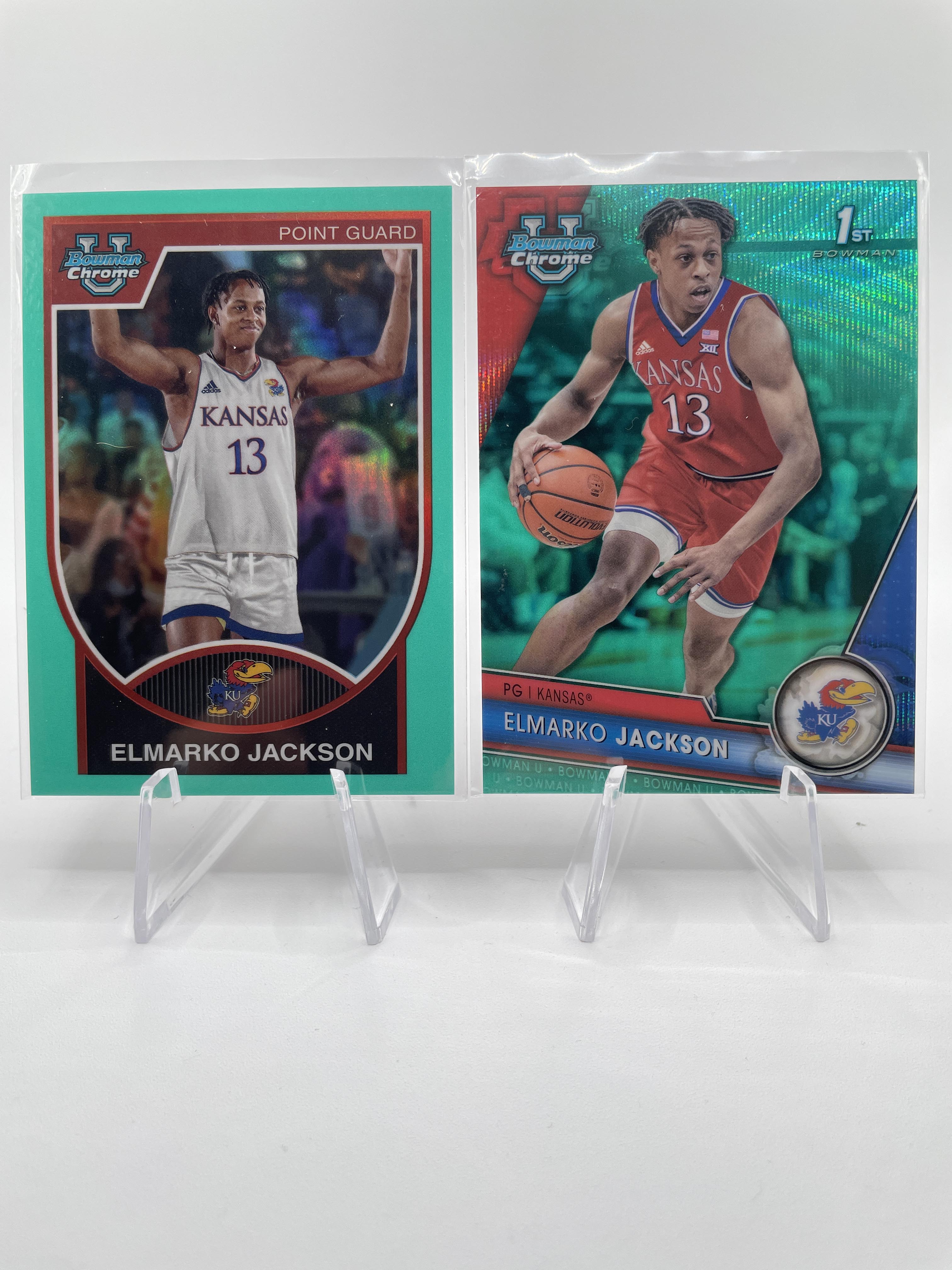 2023-24 Bowman U Chrome Elmarko Jackson Gold /50 Orange /25 Yellow /75 Set (x16)