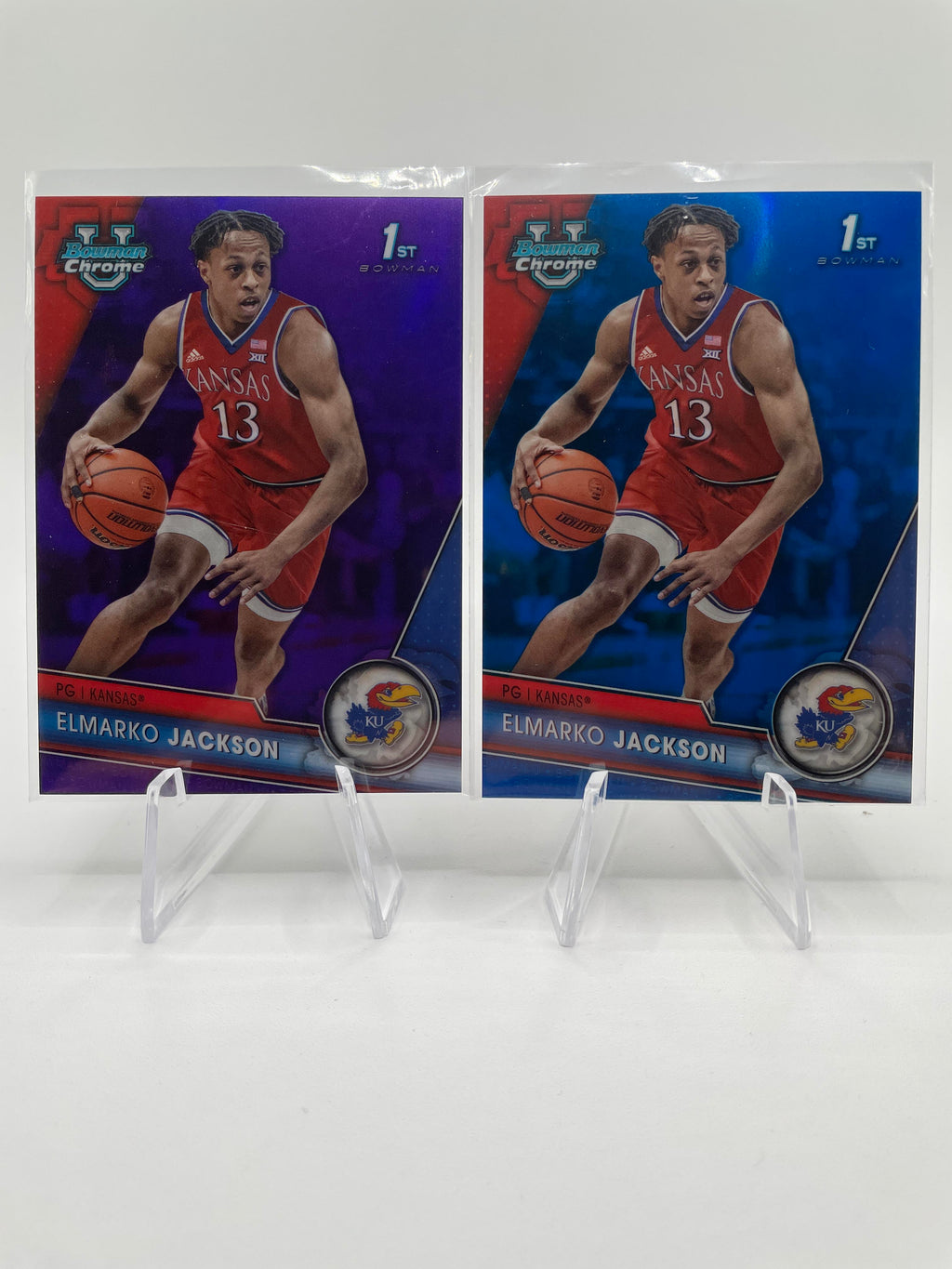 2023-24 Bowman U Chrome Elmarko Jackson Gold /50 Orange /25 Yellow /75 Set (x16)