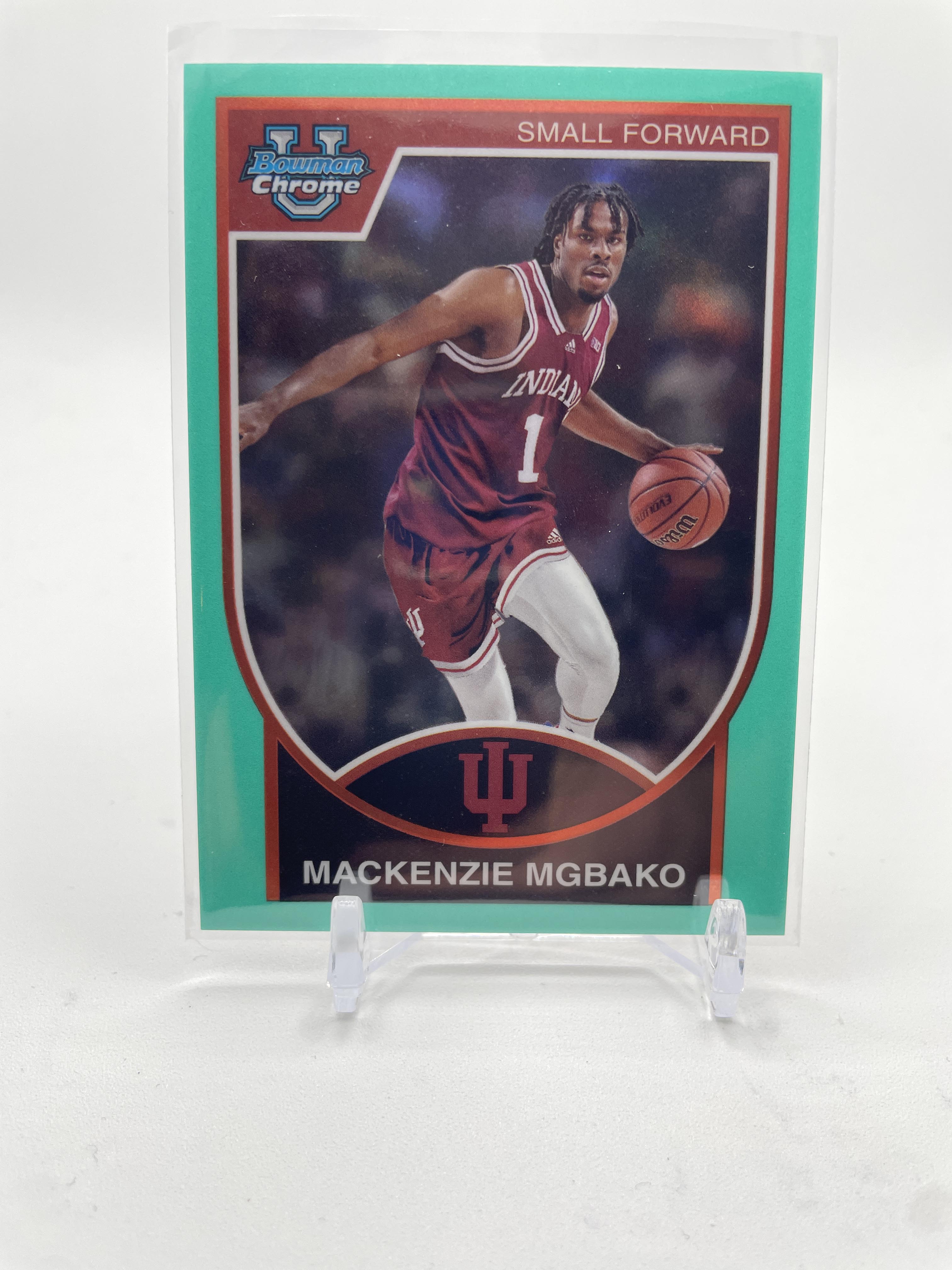 2023-24 Bowman U Chrome Mackenzie MgBako Refractor Auto /250 + Playmakers Auto