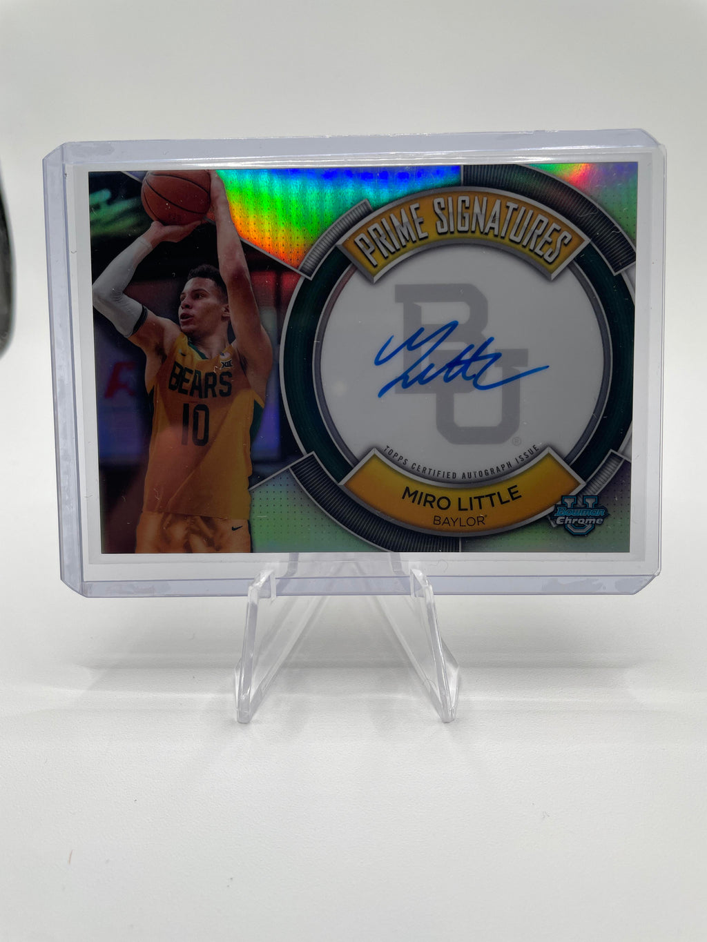 2023-24 Bowman U Chrome Miro Little Shooter Orange Auto /25 + Prime /50 Set (x3)