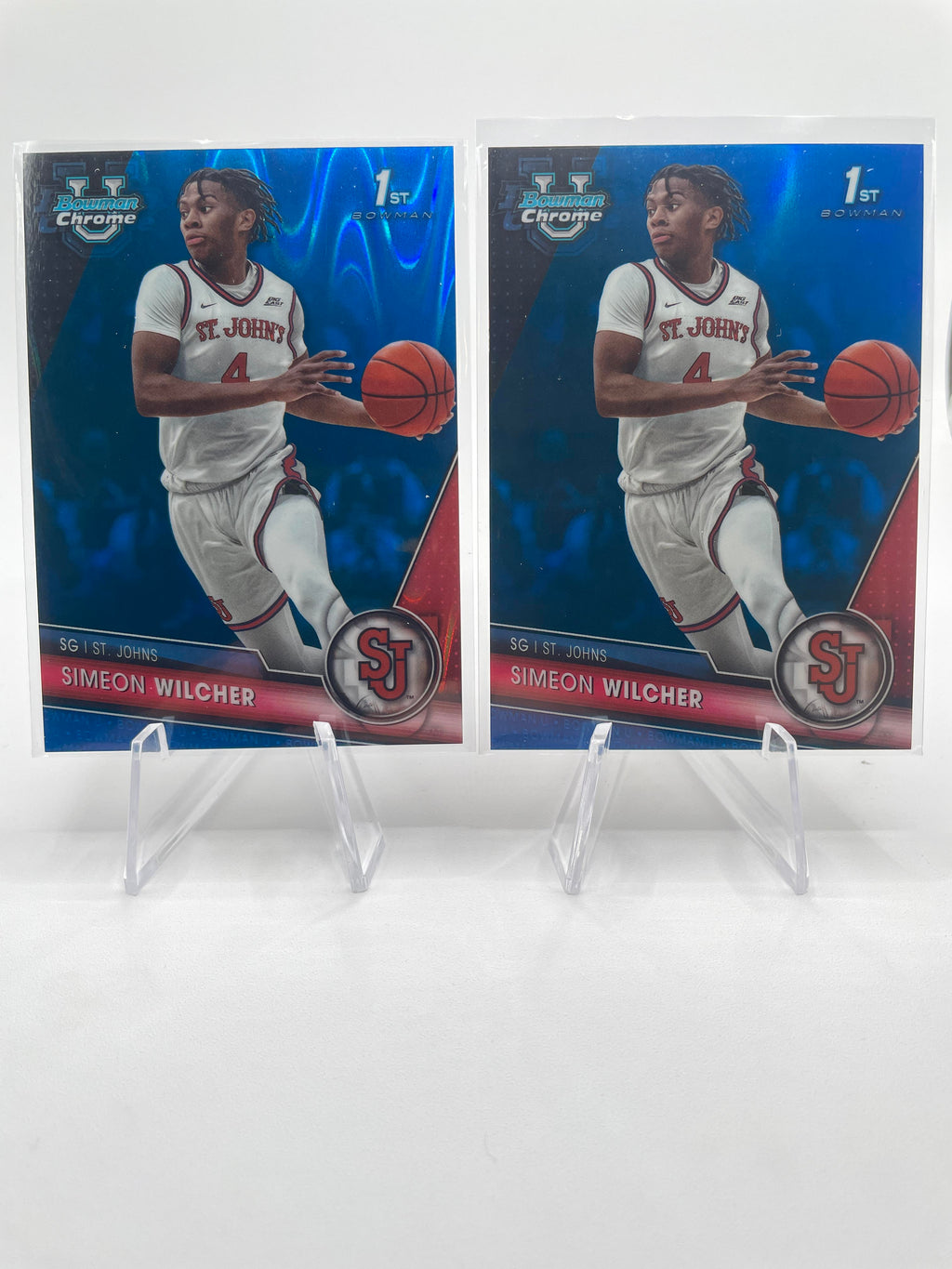 2023-24 Bowman U Chrome Simeon Wilcher Gold /50 Green /99 Yellow /75 Set (x15)