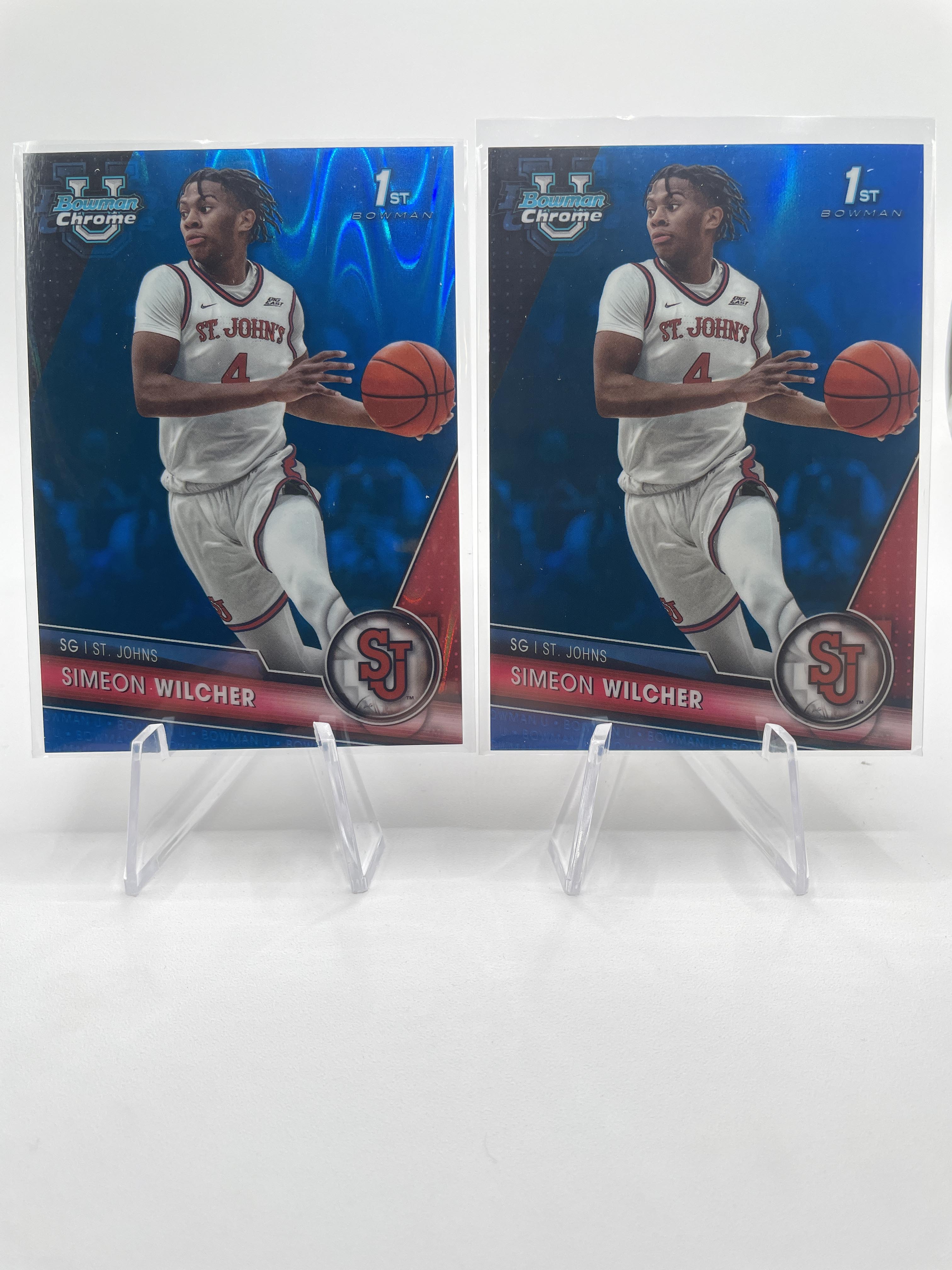 2023-24 Bowman U Chrome Simeon Wilcher Gold /50 Green /99 Yellow /75 Set (x15)