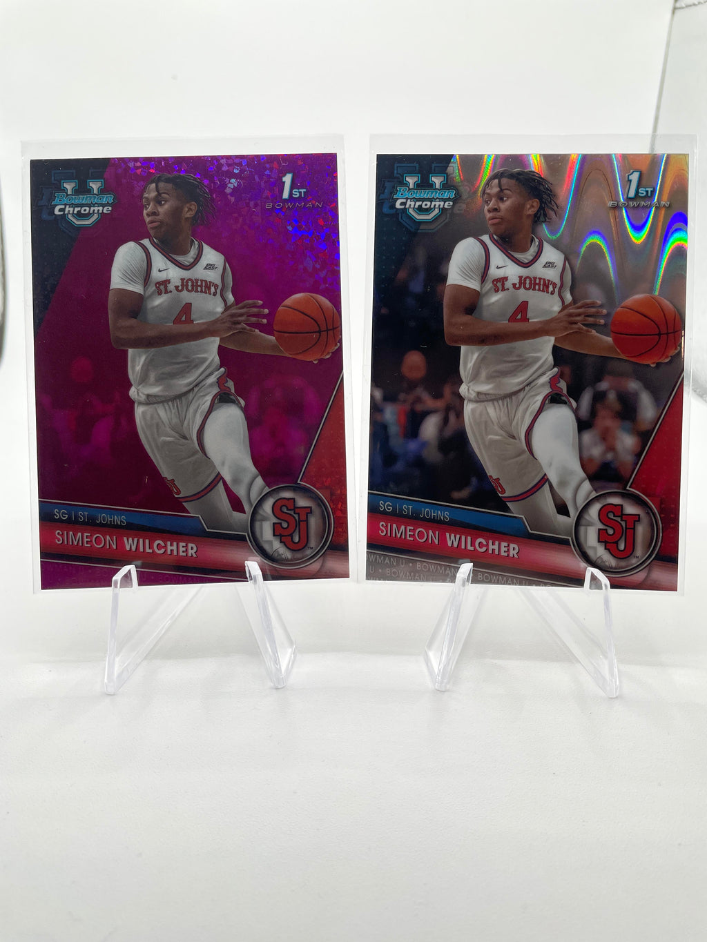 2023-24 Bowman U Chrome Simeon Wilcher Gold /50 Green /99 Yellow /75 Set (x15)