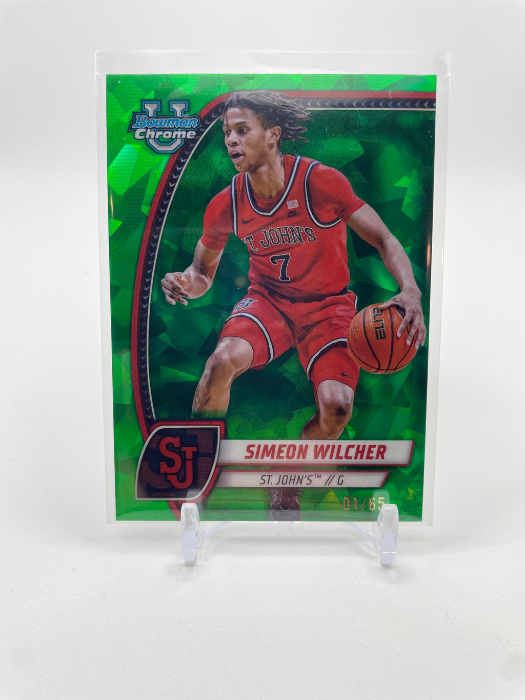 2023-24 Bowman U Chrome Simeon Wilcher Gold /50 Green /99 Yellow /75 Set (x15)
