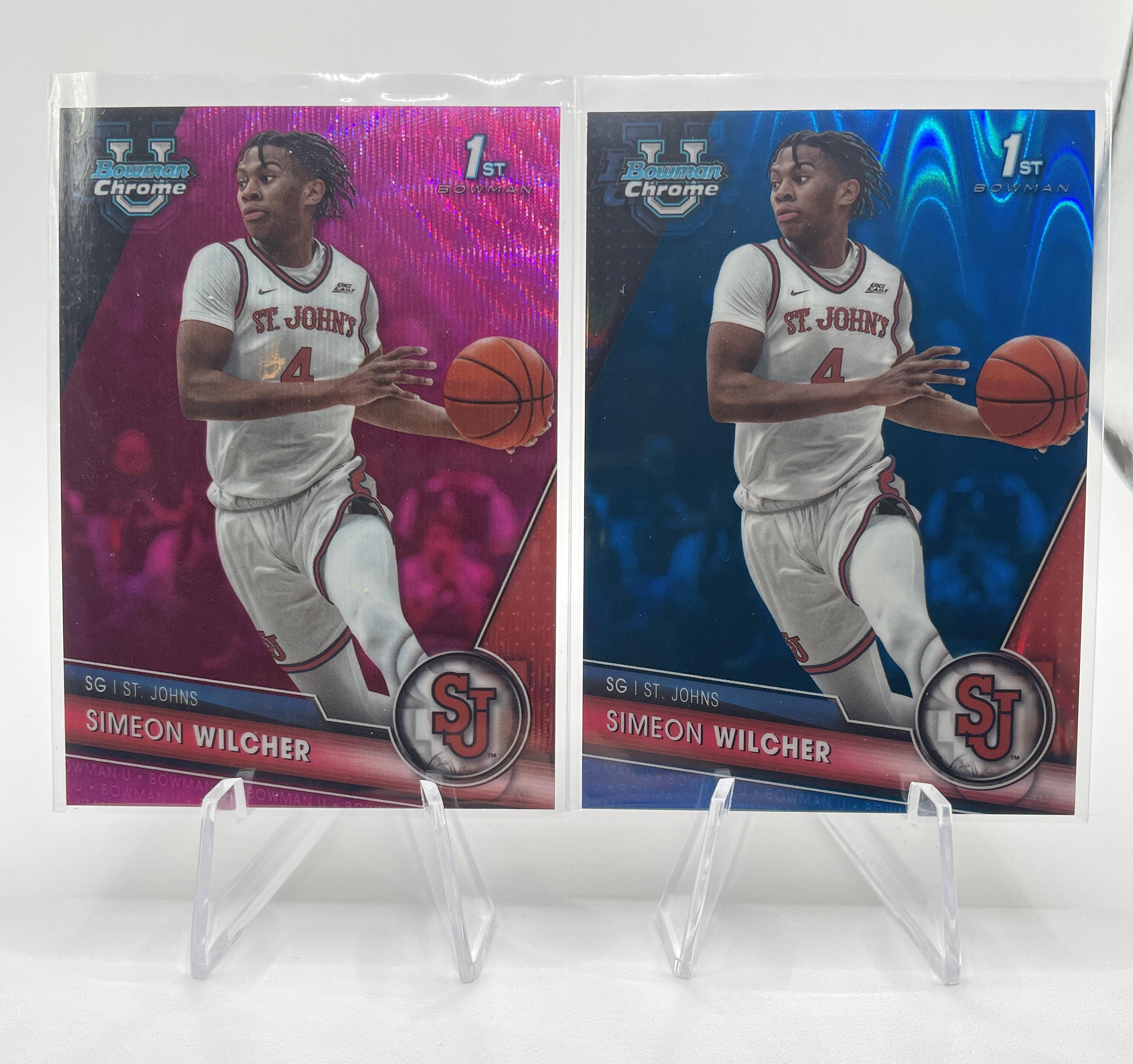 2023-24 Bowman U Chrome Simeon Wilcher Gold /50 Green /99 Yellow /75 Set (x15)