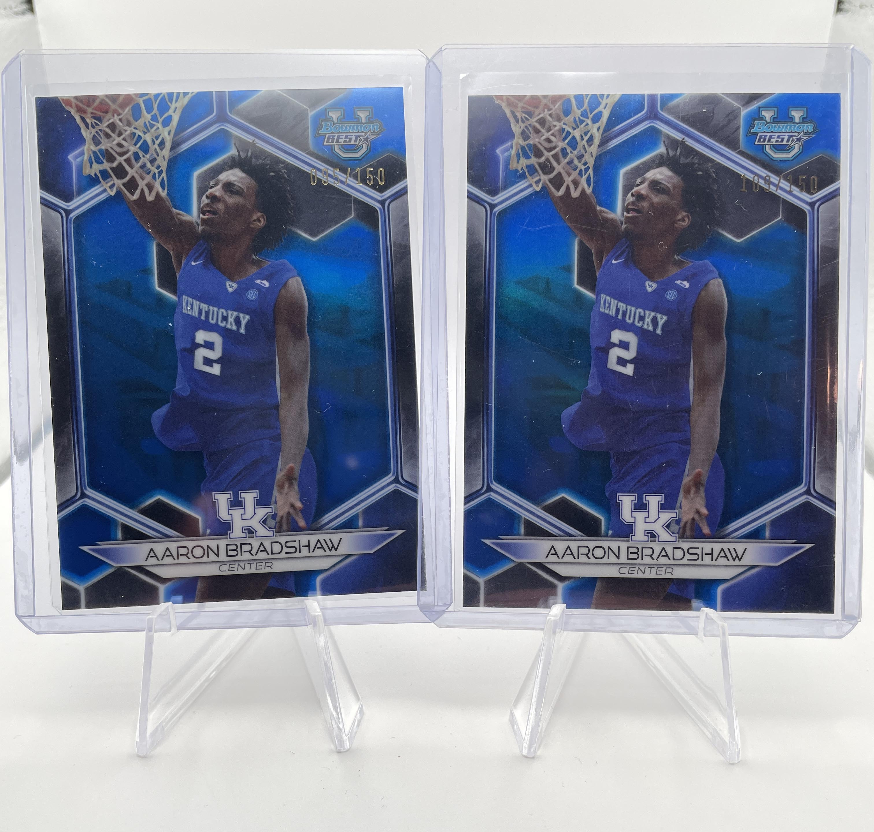 2023-24 Bowman U Chrome + Best Aaron Bradshaw Green /99 + Wave /100 Set (x12)