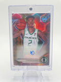 2023-24 Bowman University Best Kwame KJ Evans Gold Refractor Auto /50 #B23-KE