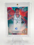 2023-24 Bowman University Best Kwame KJ Evans Teal Refractor Auto /15
