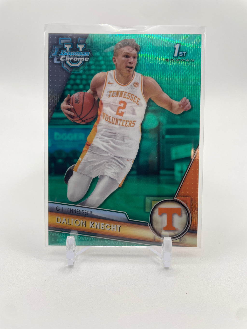 2023-24 Bowman University Chrome Dalton Knecht Aqua Refractor Rookie /299