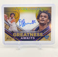 2023-24 Bowman University Chrome Dillon Jones Greatness Gold Refractor Auto /50