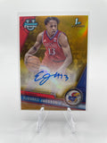 2023-24 Bowman University Chrome Elmarko Jackson 1st Gold Refractor Auto /50