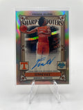 2023-24 Bowman University Chrome Freddie Dilione Sharpshooter Refractor Auto /50