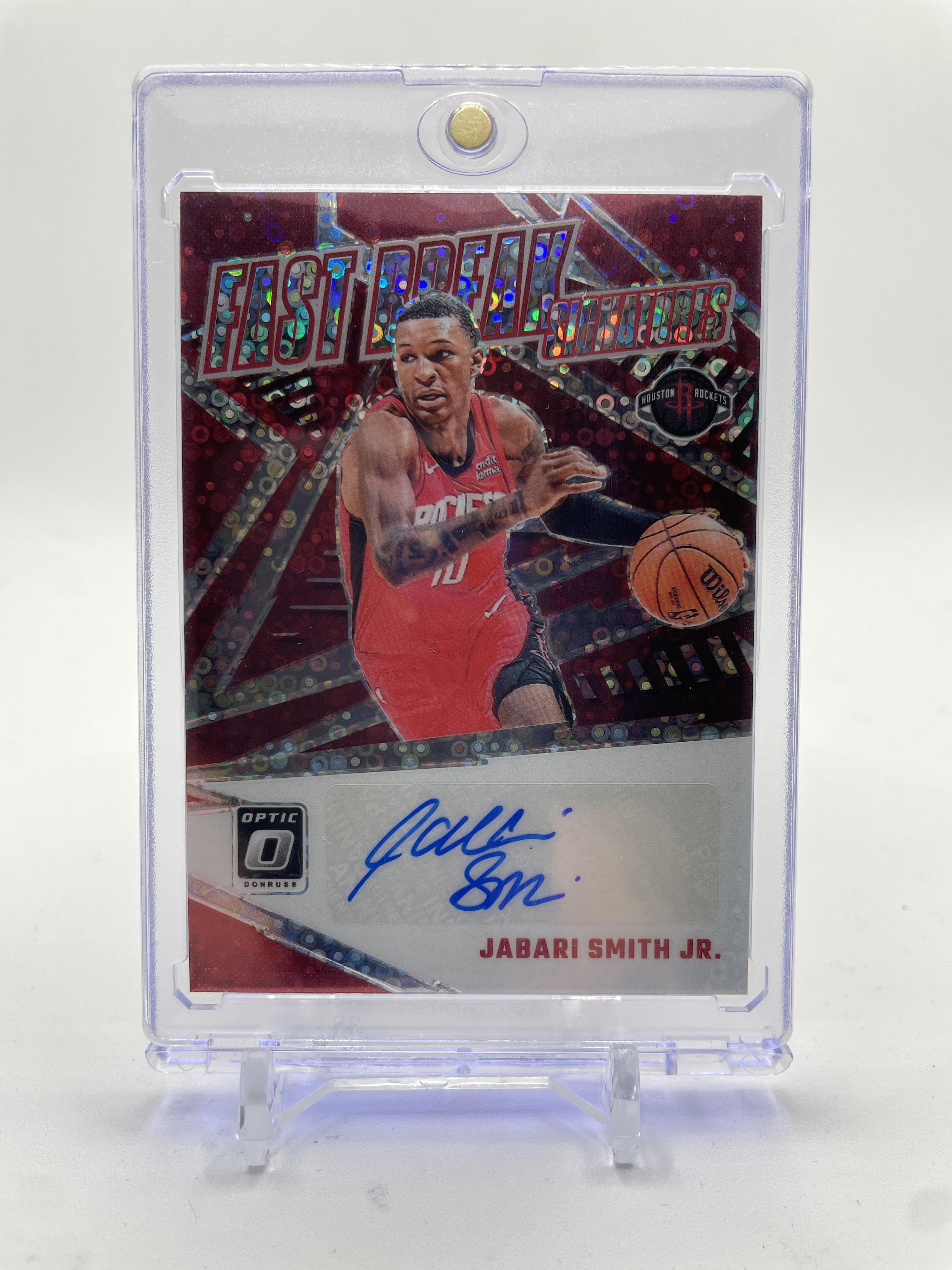 2023-24 Donruss Optic Jabari Smith Fast Break Signatures Auto
