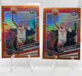 2023-24 Donruss Optic Jabari Smith Jr. Orange Prizm /99 + Orange Shimmer /199